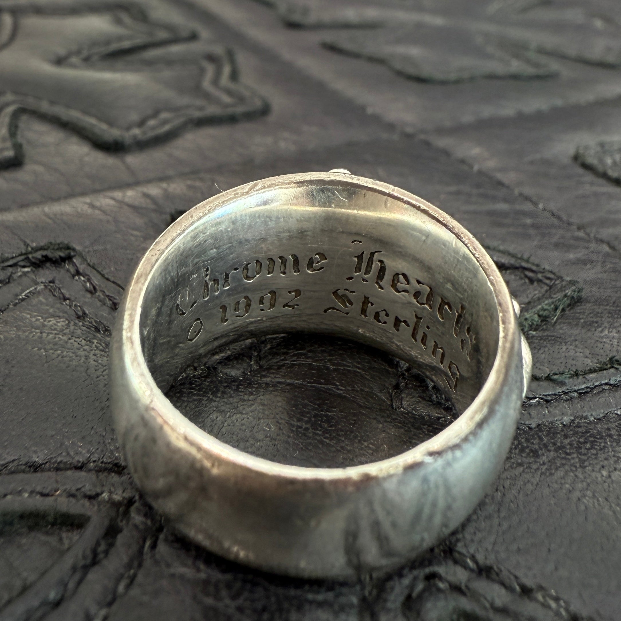 CHROME HEARTS Floral Cross Ring Size 17.5号 クロムハーツ フローラルクロス リング サイズ17.5号