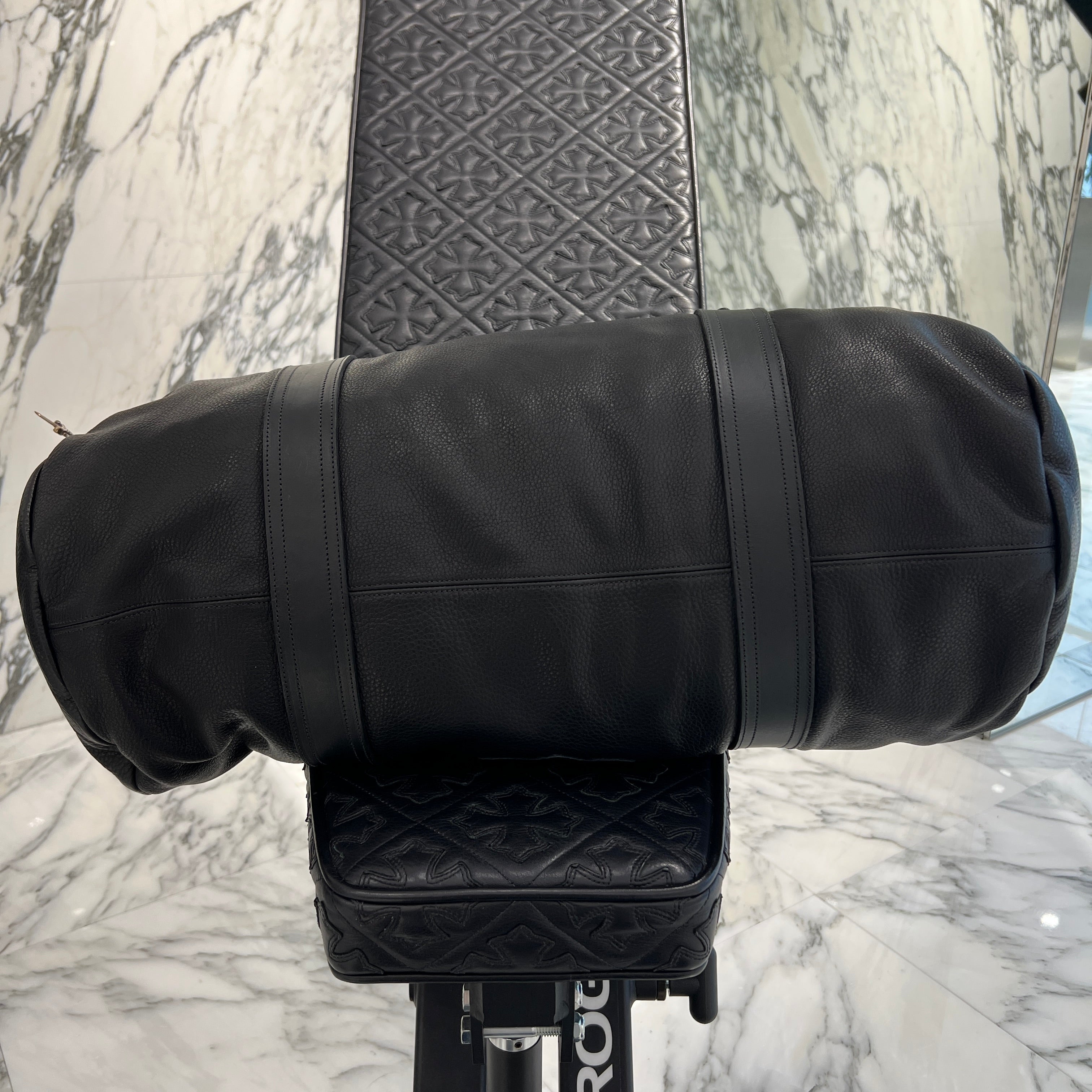 CHROME HEARTS BS Fluer Leather Duffle Bag クロムハーツ BSフレア レザーダッフルバッグ