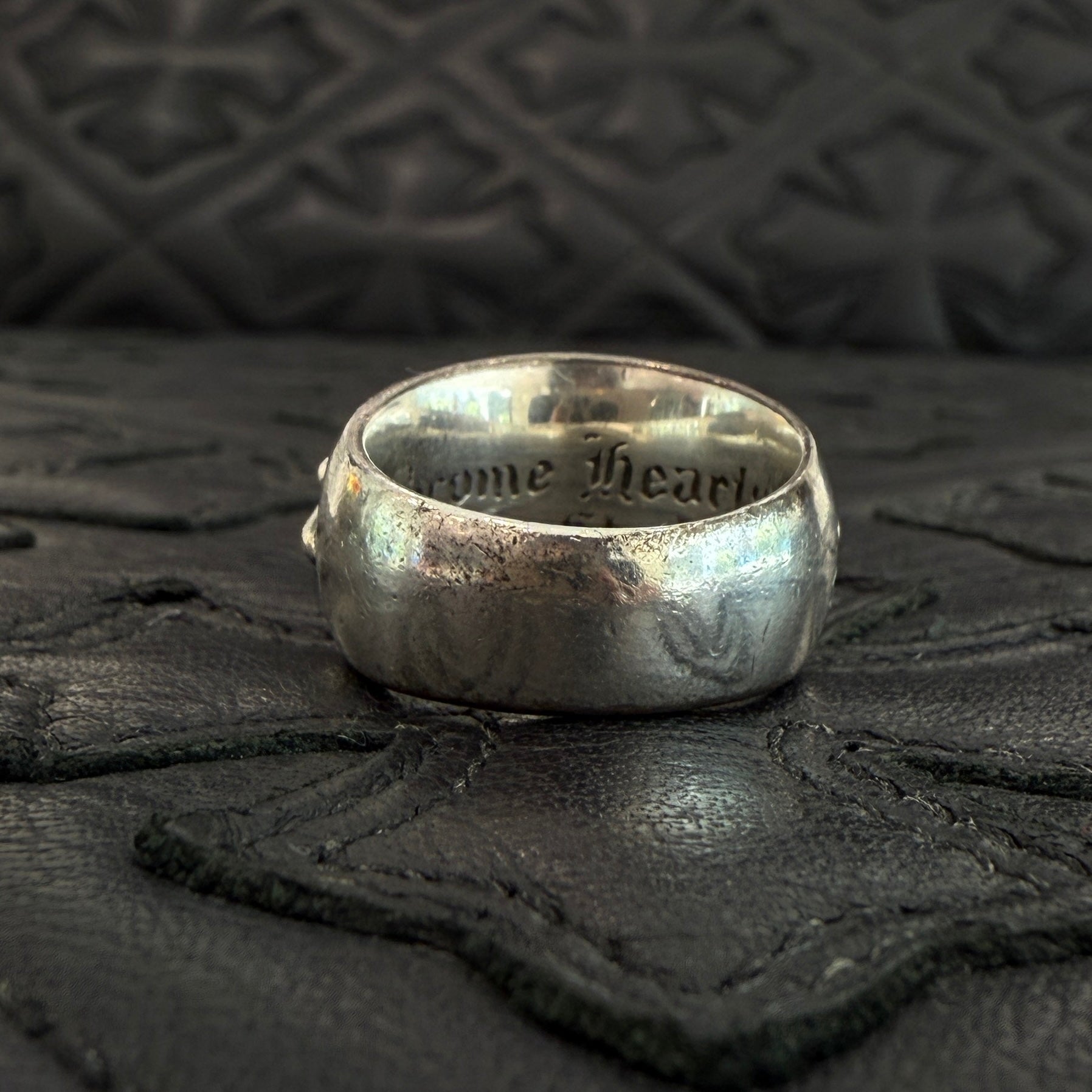 CHROME HEARTS Floral Cross Ring Size 17.5号 クロムハーツ フローラルクロス リング サイズ17.5号