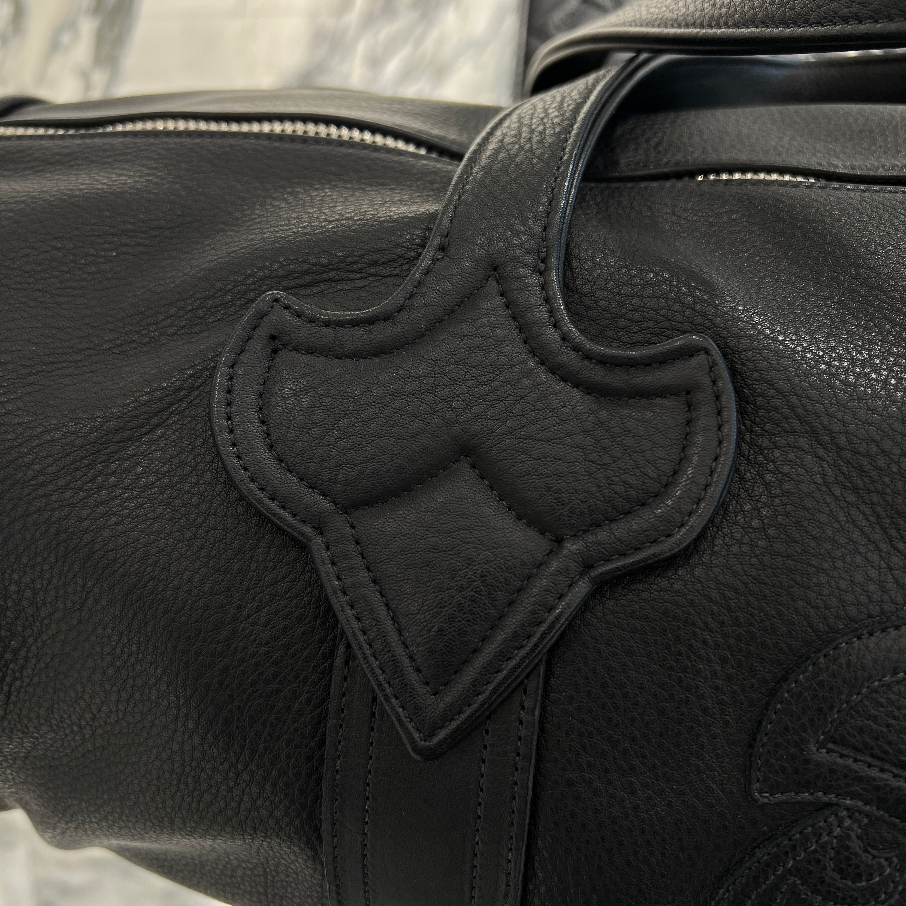 CHROME HEARTS BS Fluer Leather Duffle Bag クロムハーツ BSフレア レザーダッフルバッグ
