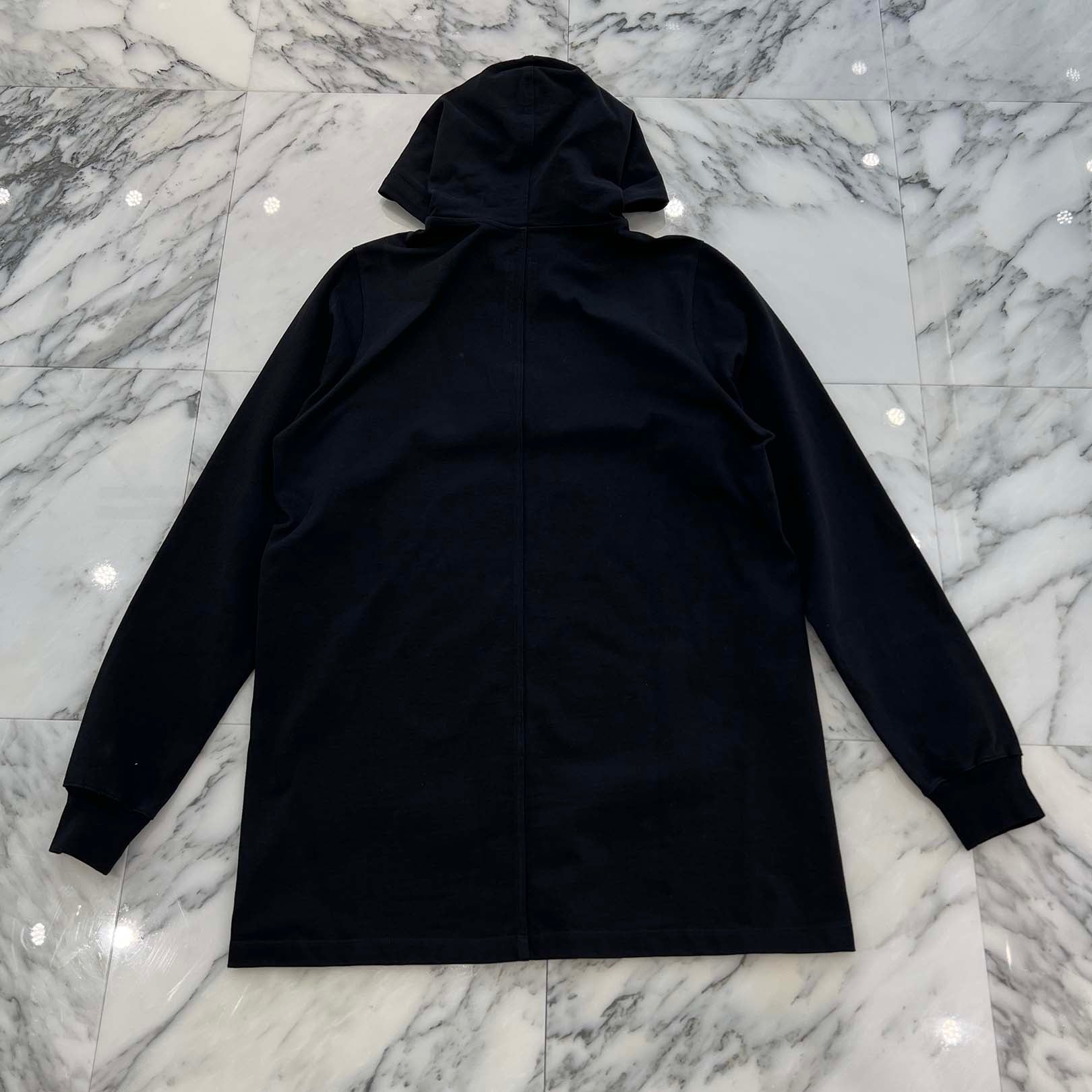 Rick Owens 2019AW Drawstring Pullover Hoodie RU19F4285-BA Size S リックオウェンス ドローストリング プルオーバーフーディ サイズS