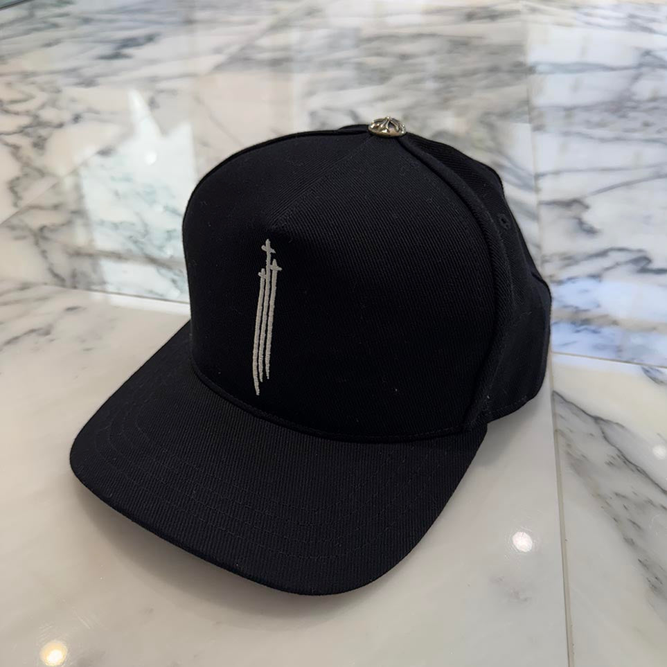 CHROME HEARTS RS3 Cross Embroidery Trucker Cap Size ONE SIZE(51-61