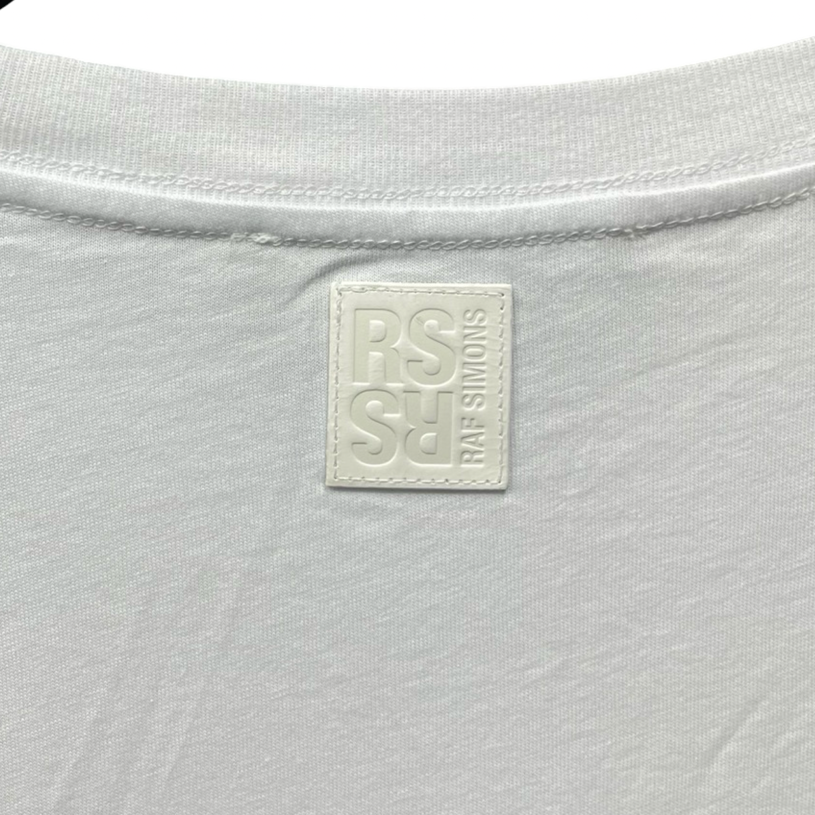 RAF SIMONS 2023SS Oversized Tee with Hand Sign Print 231-M119 Size M