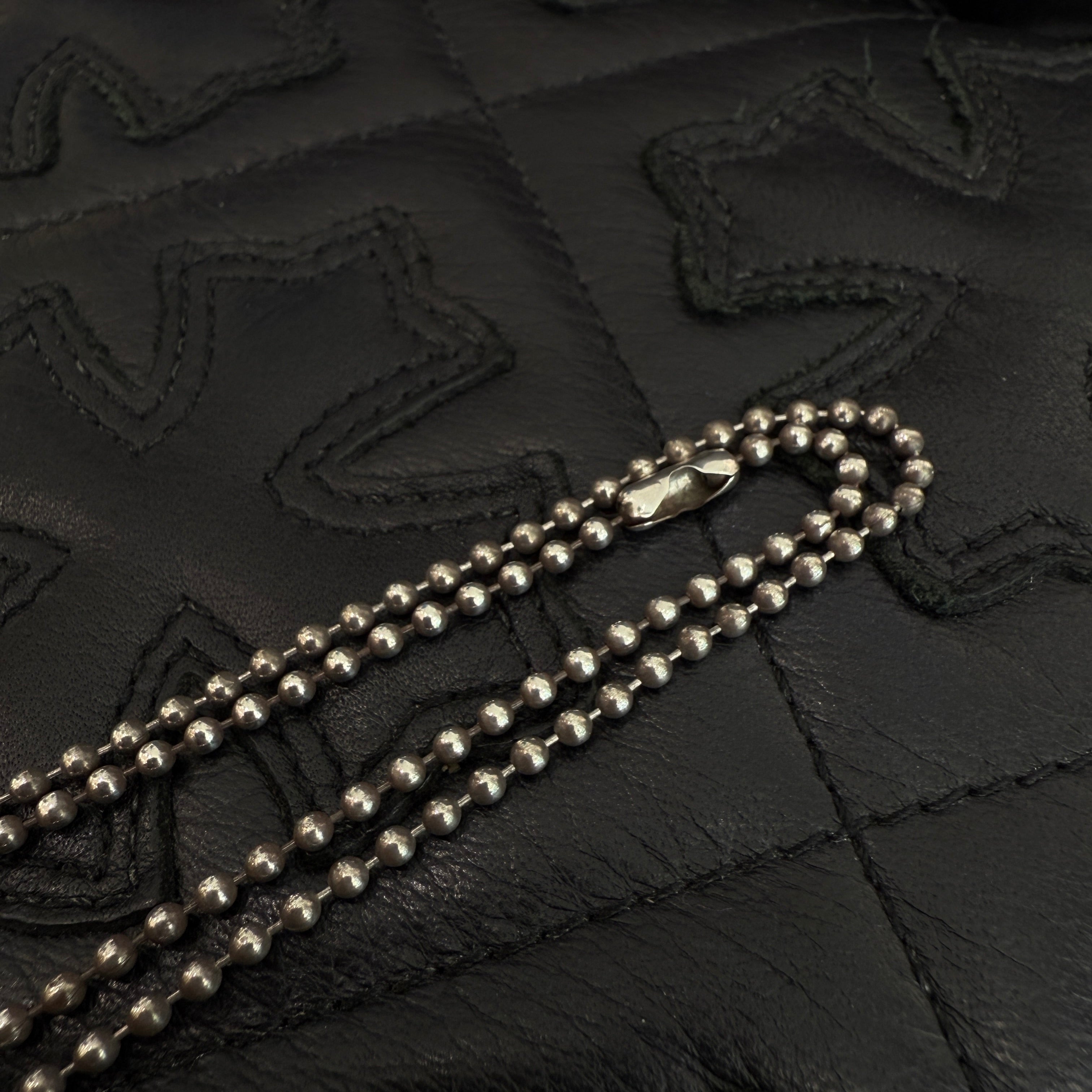 CHROME HEARTS 3 TRINKETS Charm Pendant Top Ball Chain Size 30 Inch クロムハーツ 3 トリンケッツ チャーム ペンダントトップ ボールチェーン サイズ30インチ