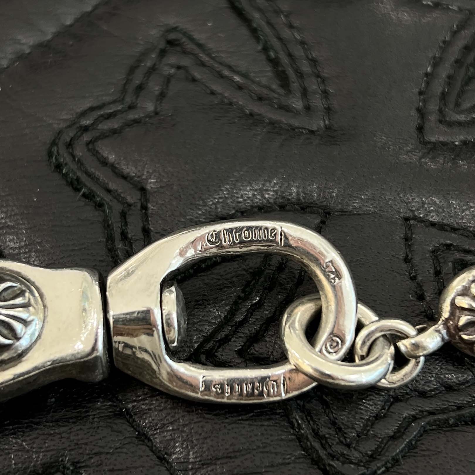 CHROME HEARTS 2CLIP Cross Ball Wallet Chain クロムハーツ 2クリップ クロスボール ウォレットチェーン