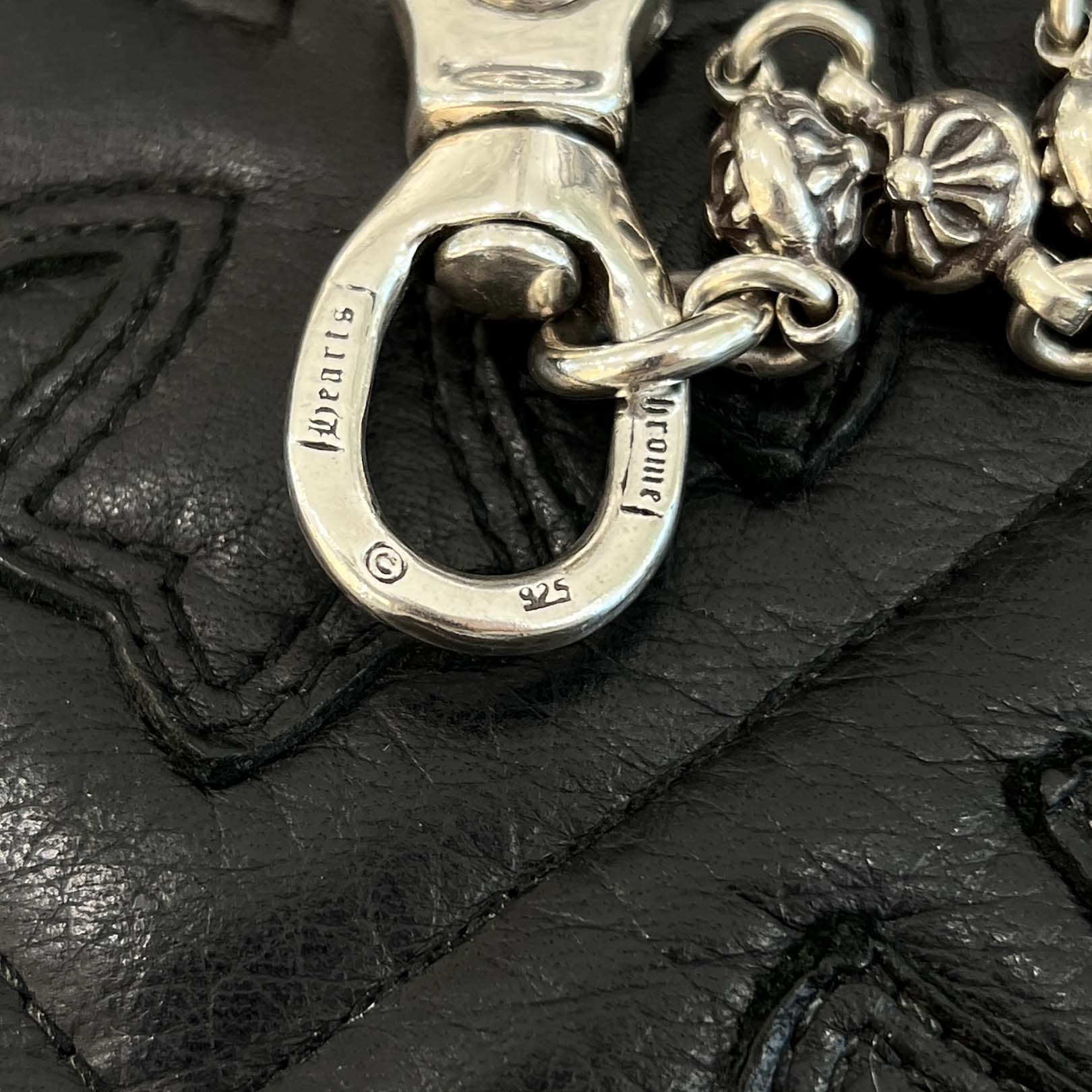 CHROME HEARTS 2CLIP Cross Ball Wallet Chain クロムハーツ 2クリップ クロスボール ウォレットチェーン