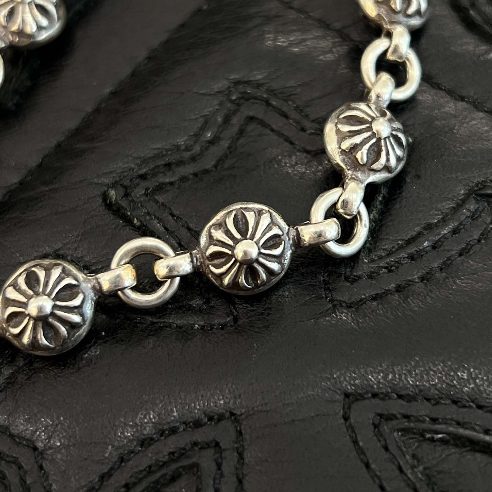 CHROME HEARTS 2CLIP Cross Ball Wallet Chain クロムハーツ 2クリップ