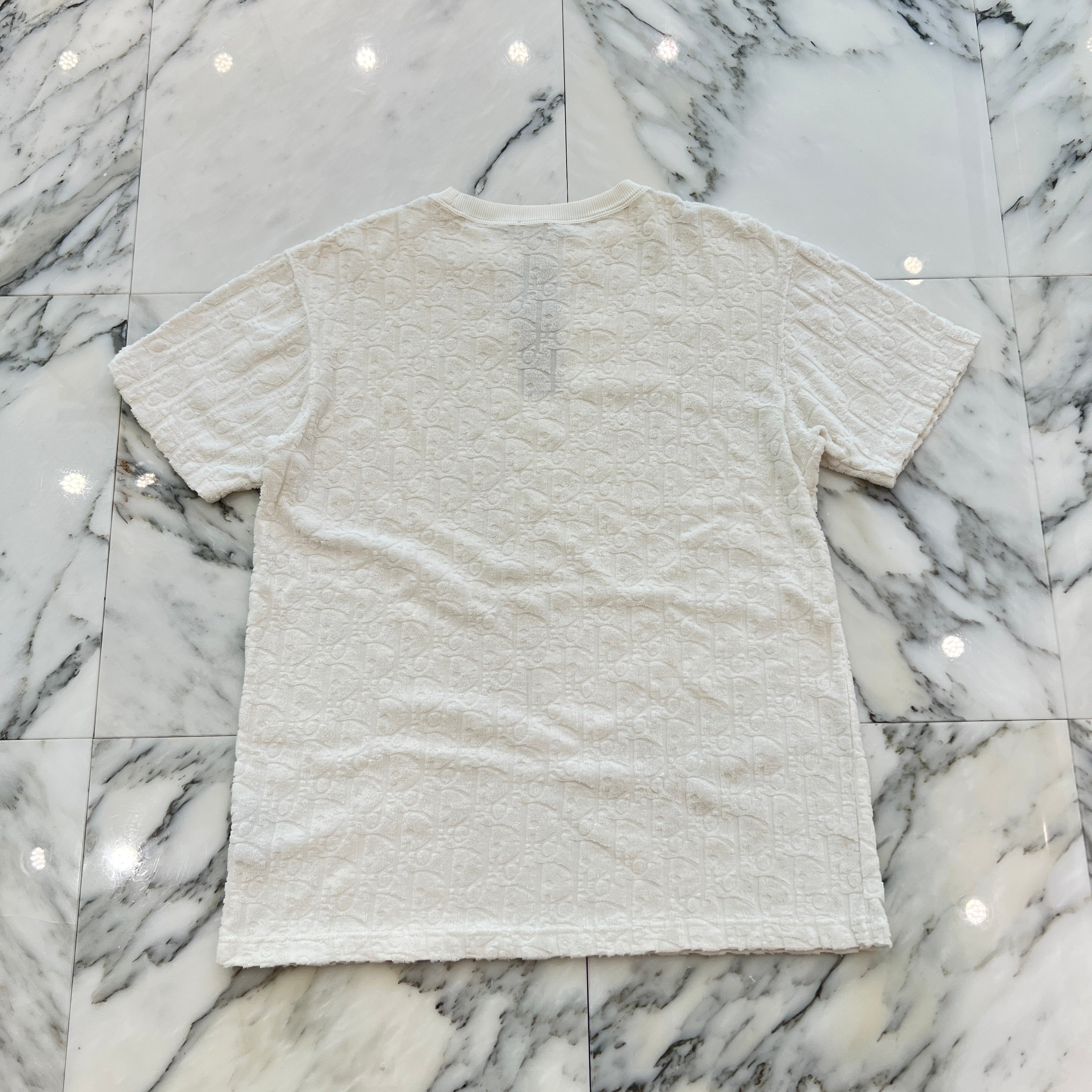 DIOR 2021SS Oblique Jacquard Pile Tee 113J692A0614 Size XXS ディオール オブリーク ジャカード パイル Tシャツ サイズXXS