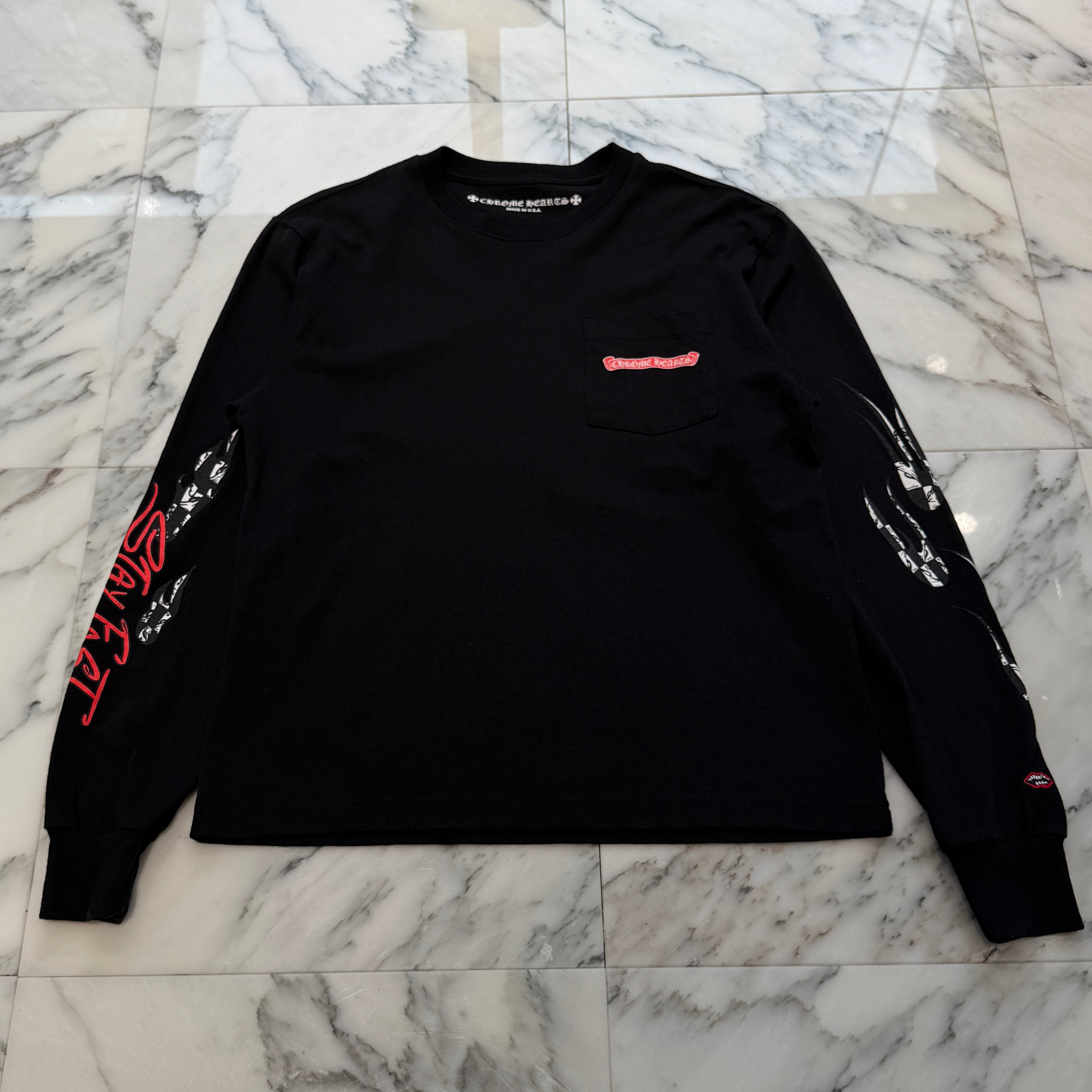 CHROME HEARTS × MATTY BOY PPO STAY FAST RACE TEAM Long Sleeve Tee Size S クロムハーツ × マッティボーイ ステイファスト レースチーム ロングスリーブTシャツ サイズS