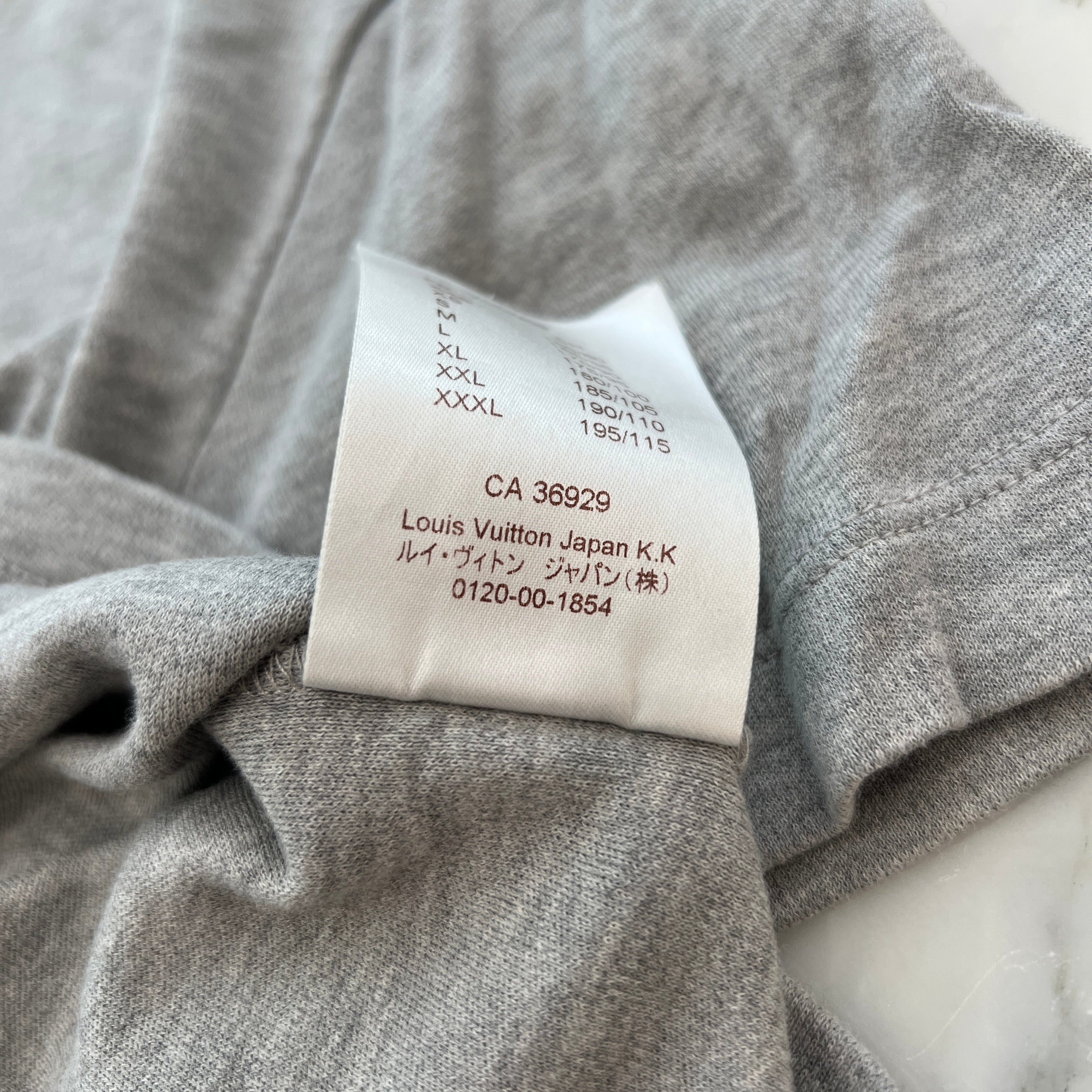 LOUIS VUITTON 2017SS Flocky Cross Logo Print Tee Size XS HBY05W ルイヴィトン フロッキークロスロゴプリント Tシャツ サイズXS