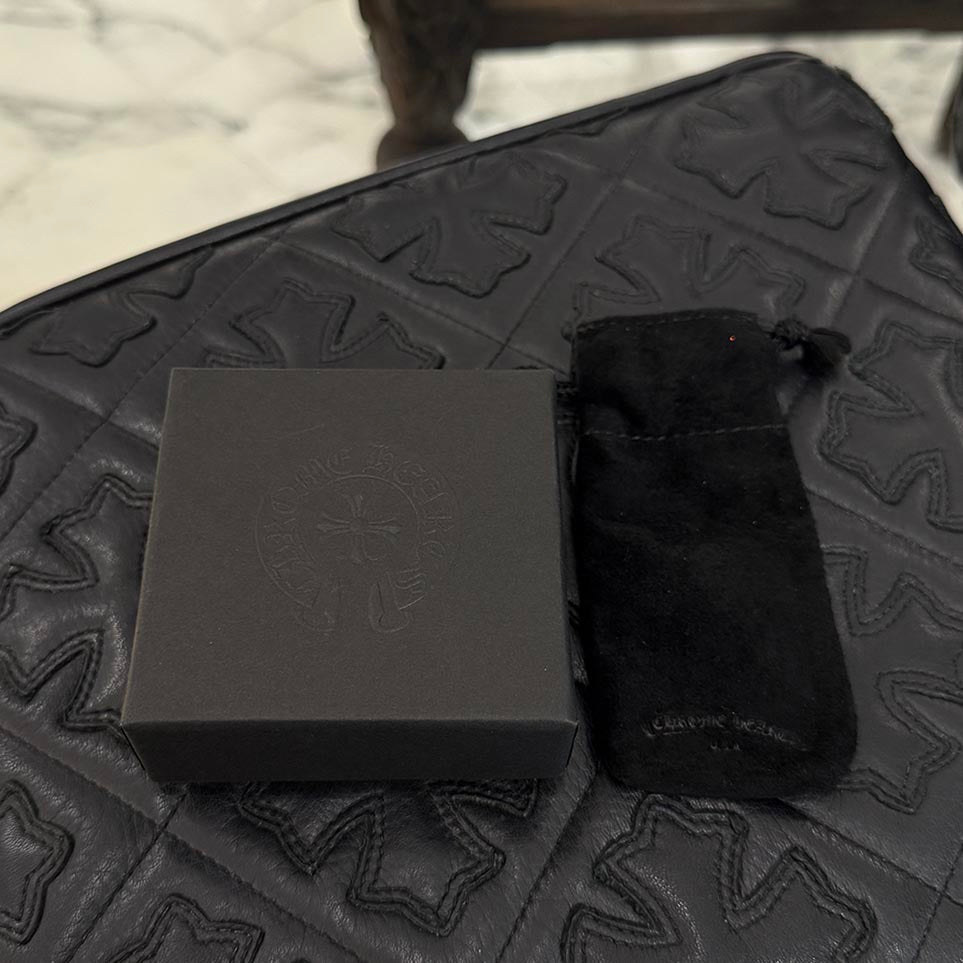 CHROME HEARTS 22K Baby Fat Cross Pave Diamond Pendant Top クロムハーツ 22K ベビーファット クロス パヴェダイヤモンド ペンダントトップ