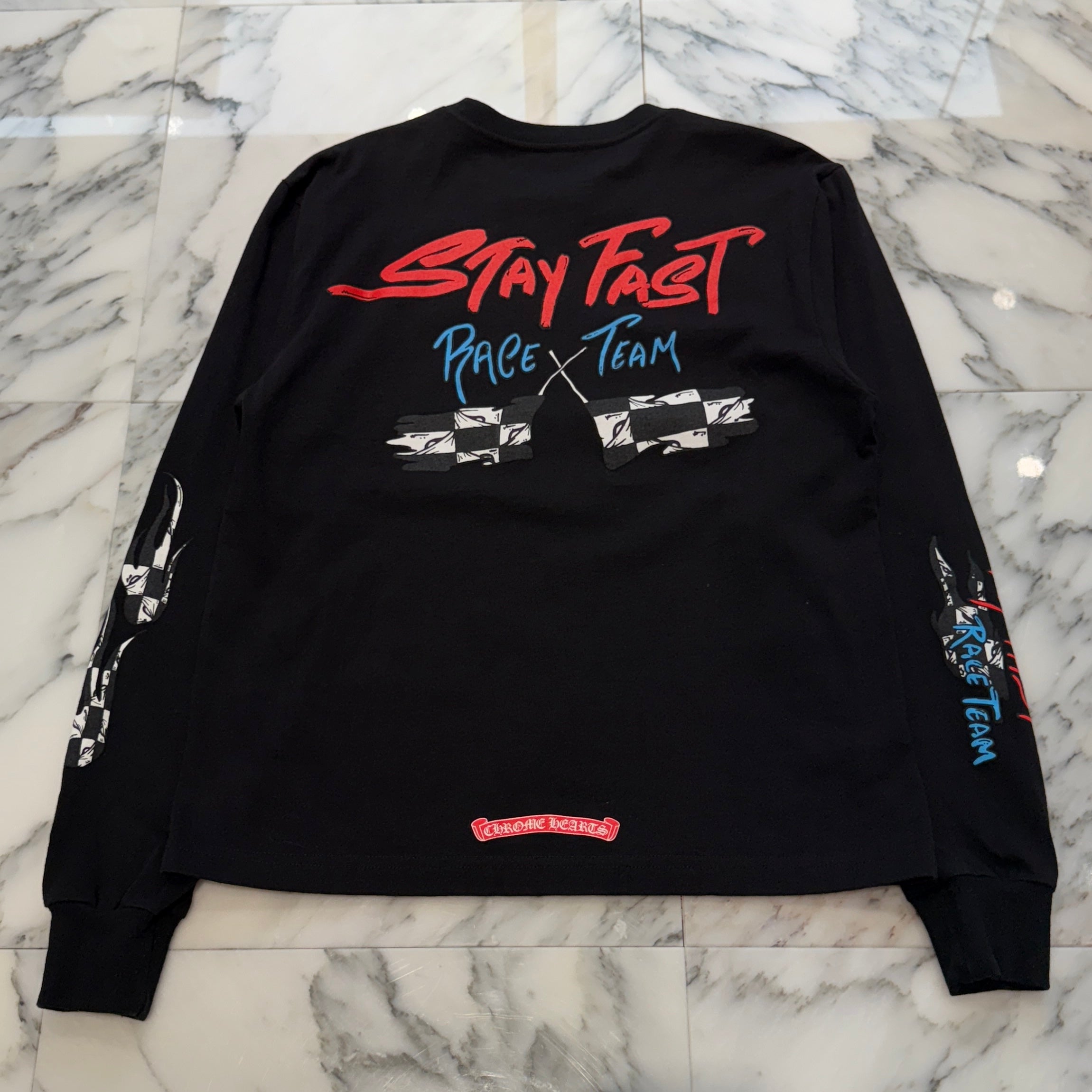 CHROME HEARTS × MATTY BOY PPO STAY FAST RACE TEAM Long Sleeve Tee Size S クロムハーツ × マッティボーイ ステイファスト レースチーム ロングスリーブTシャツ サイズS