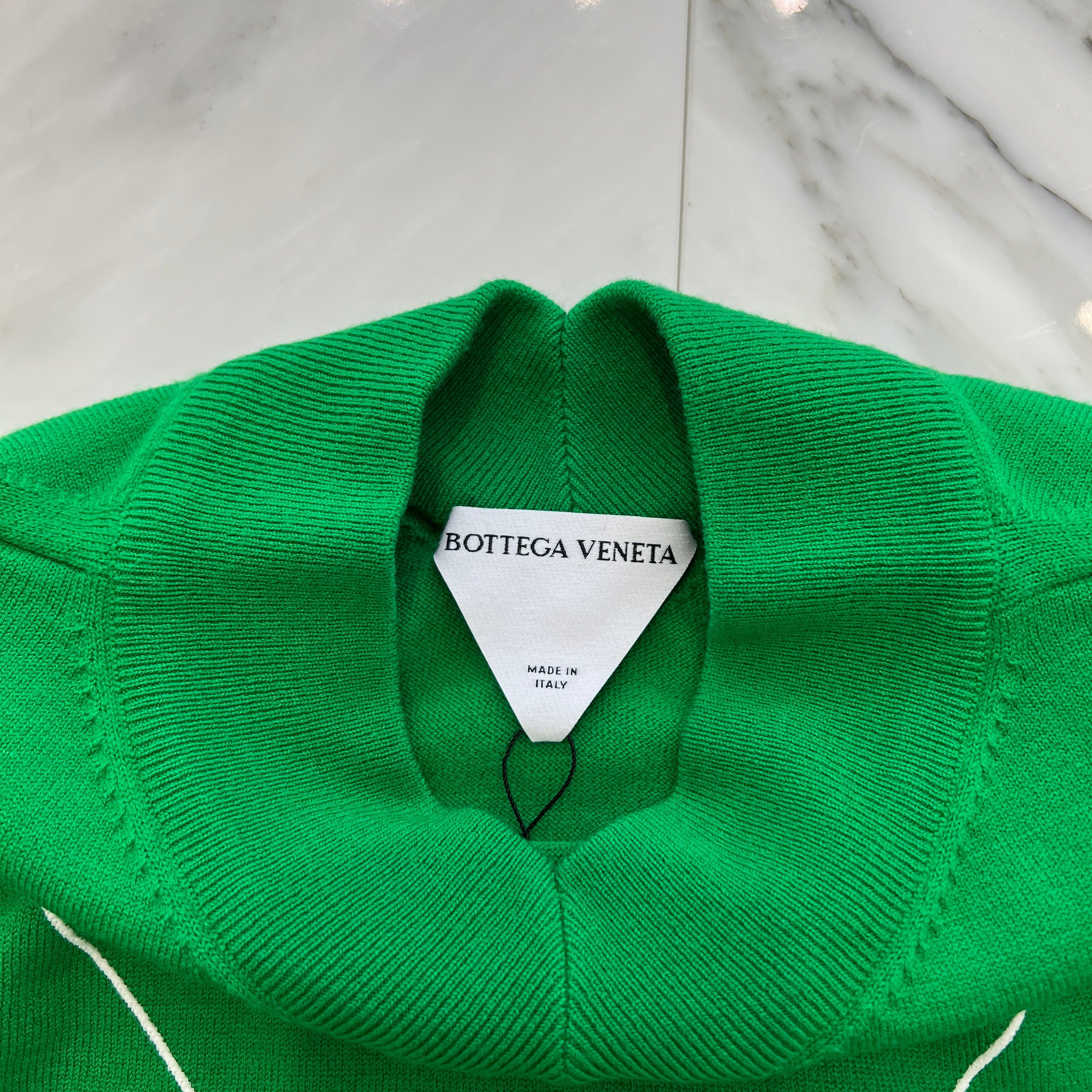 BOTTEGA VENETA 2022SS Wool Blend Jumper Knit 697279 V1Z10 Size S ボッテガ・ヴェネタ ウールブレンド ジャンパーニット サイズS