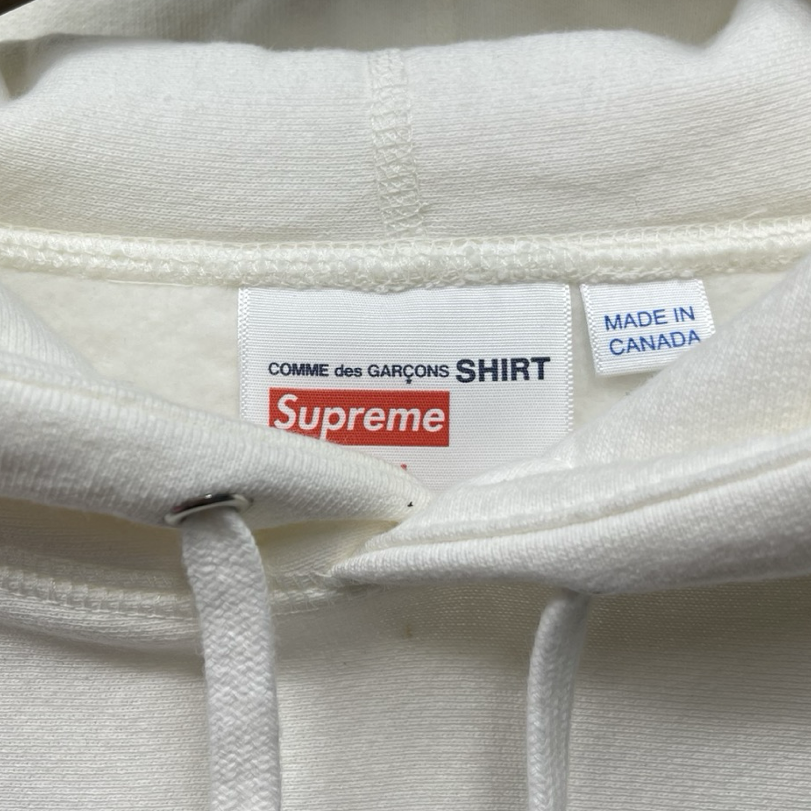 Supreme 2017SS Supreme×COMME des GARCONS Box Logo Hoodie Size L