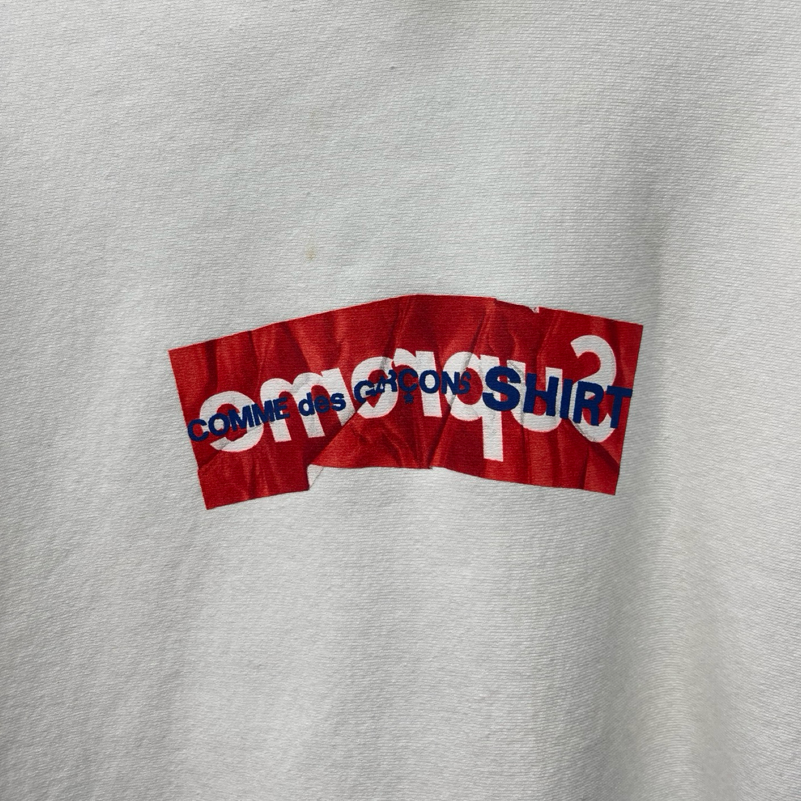 Supreme 2017SS Supreme×COMME des GARCONS Box Logo Hoodie Size L