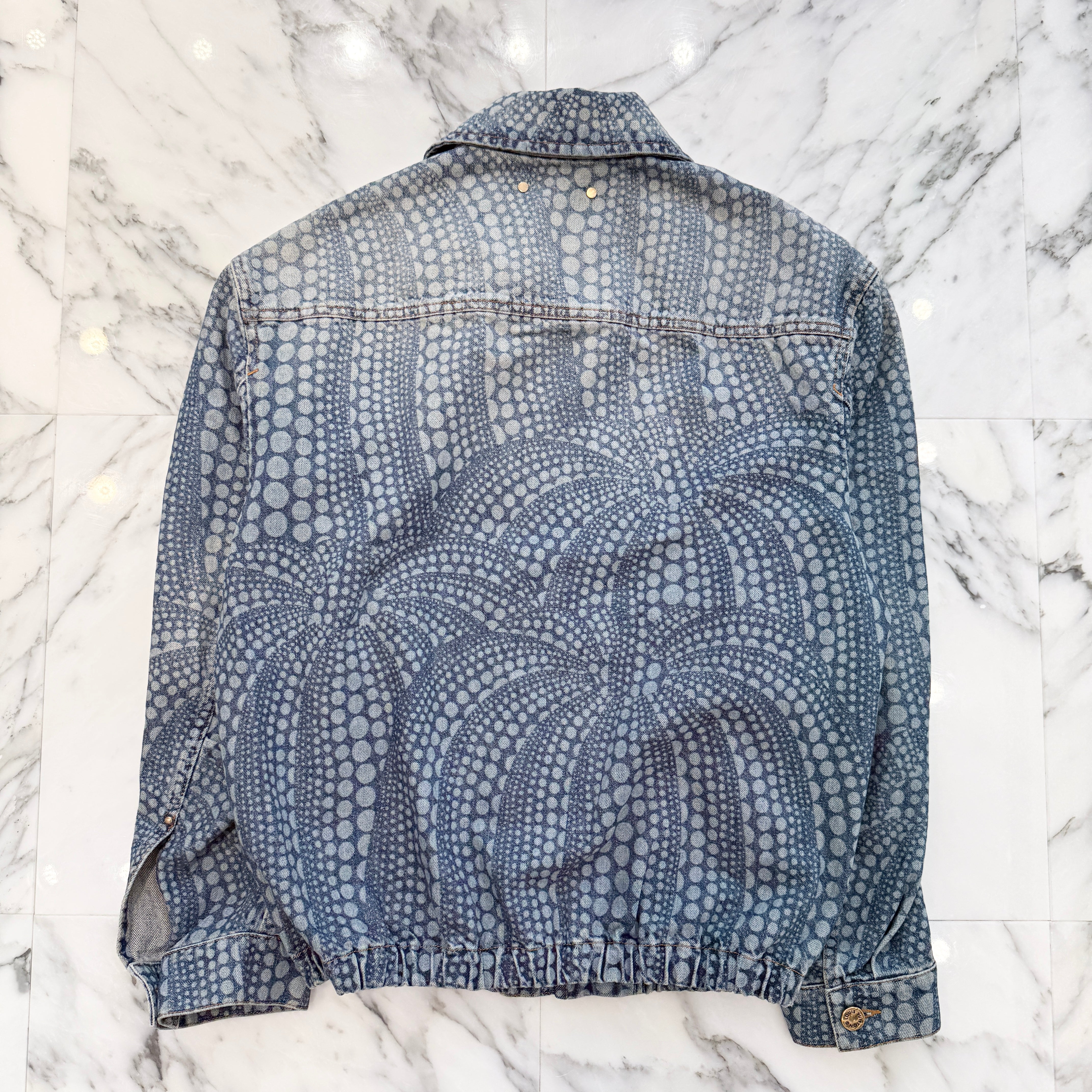 LOUIS VUITTON × YAYOI KUSAMA 2023AW All Over Pumpkin Denim Jacket