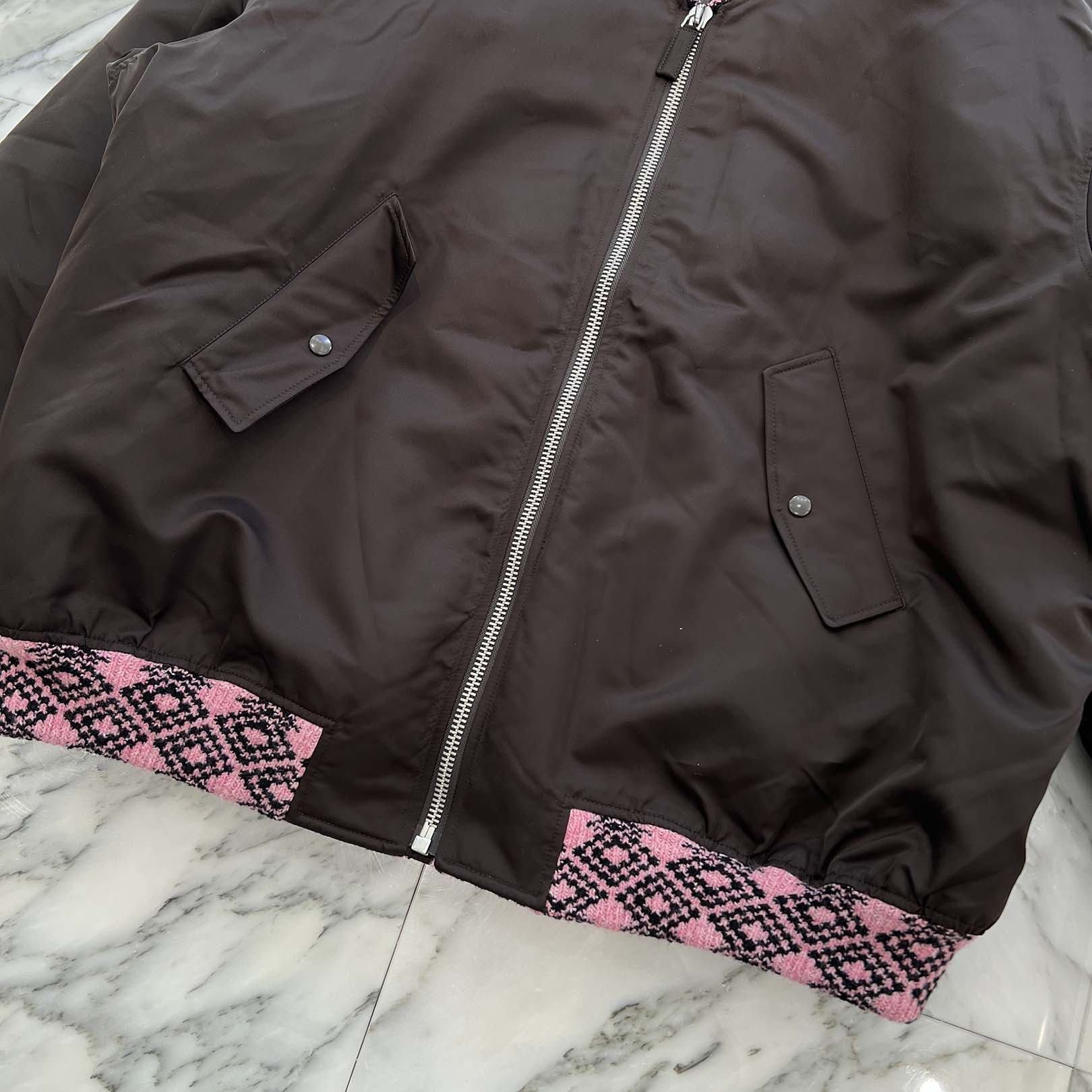 PRADA 2022AW Re-Nylon Belted Bomber Jacket ACU1 2021 1973 Size S プラダ リナイロン ベルテッド ボンバー ジャケット サイズS