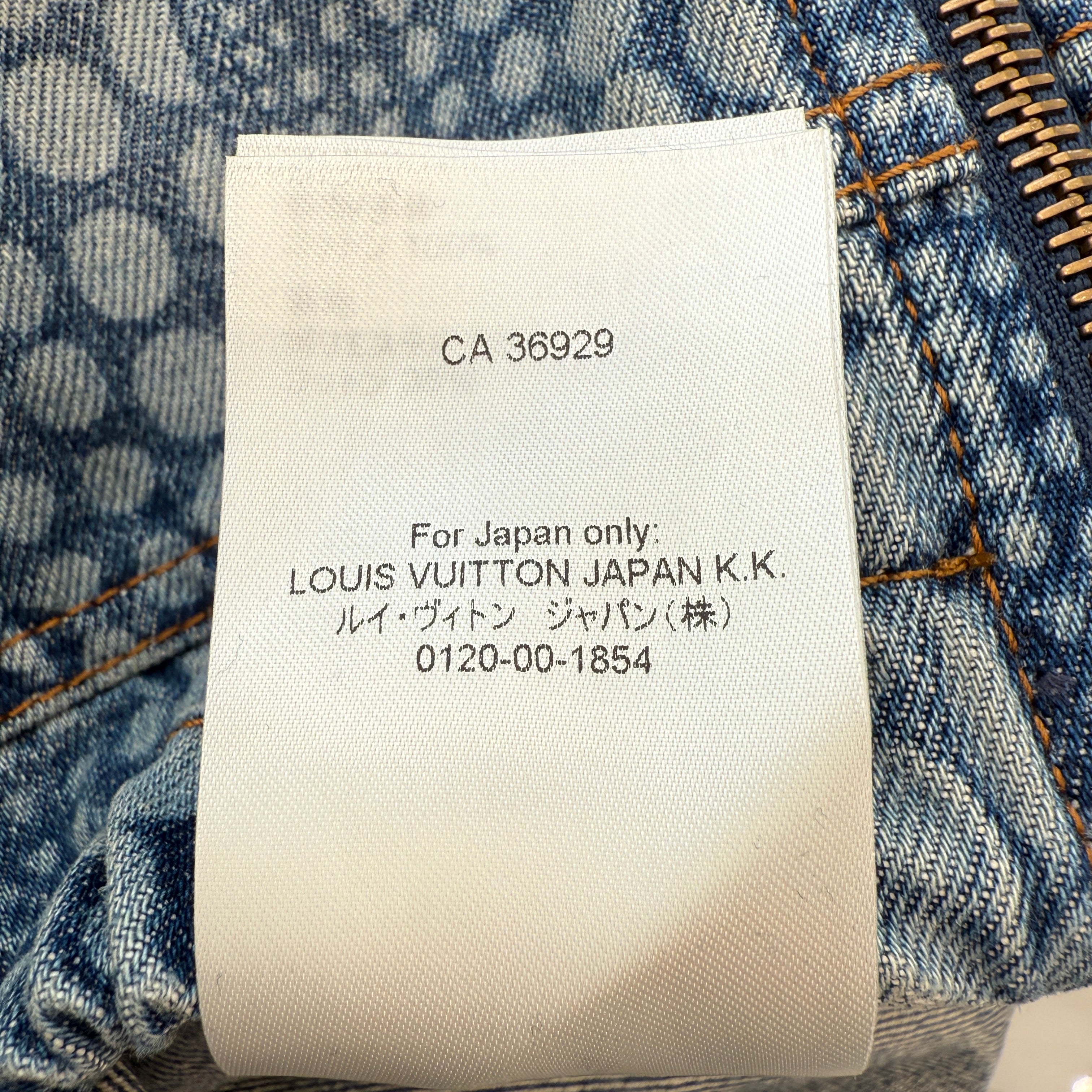 LOUIS VUITTON × YAYOI KUSAMA 2023AW All Over Pumpkin Denim Jacket Size 44 ルイヴィトン × 草間彌生 総柄 パンプキン デニムジャケット サイズ44