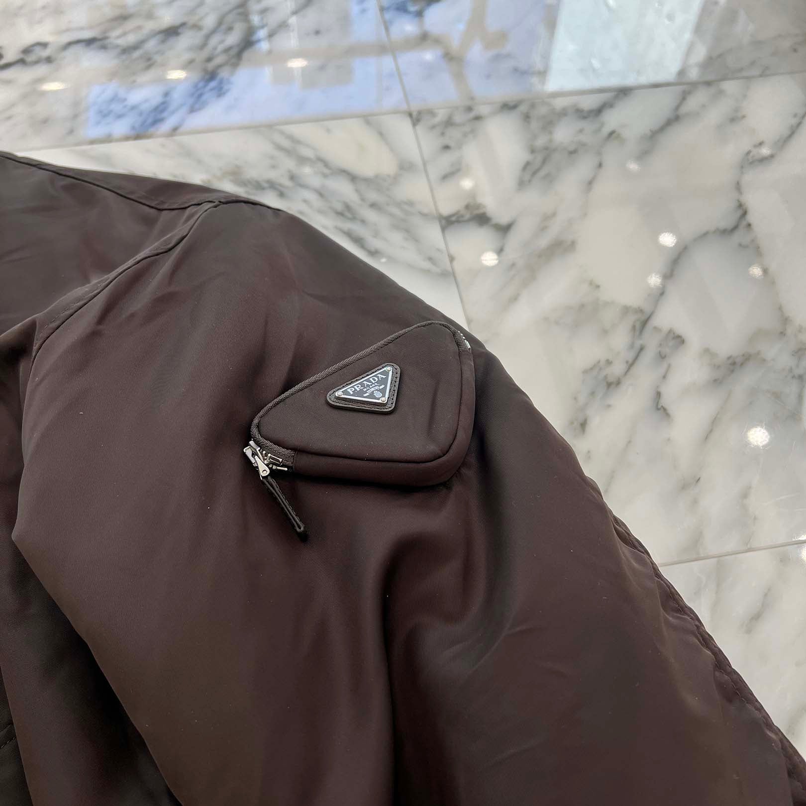 PRADA 2022AW Re-Nylon Belted Bomber Jacket ACU1 2021 1973 Size S プラダ リナイロン ベルテッド ボンバー ジャケット サイズS