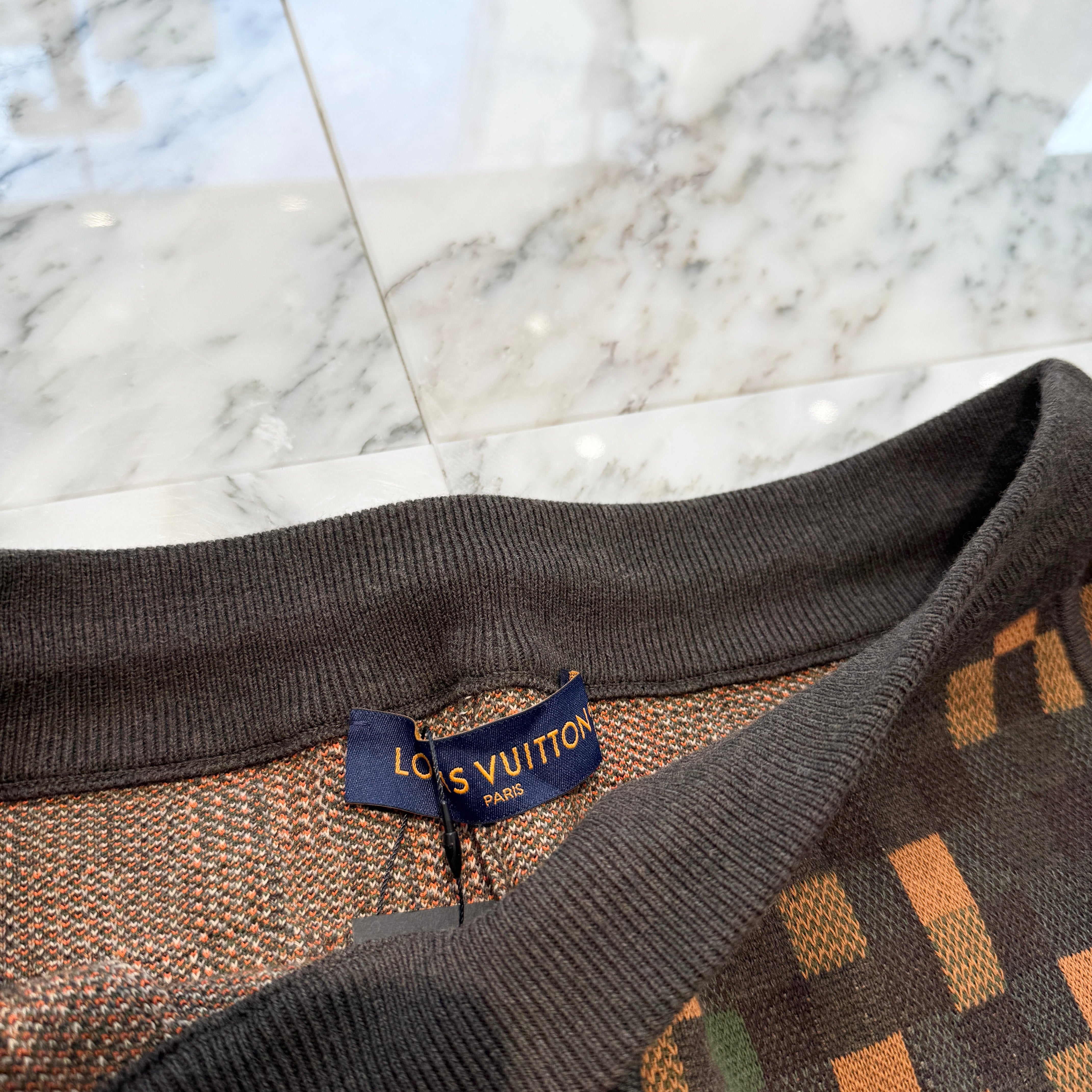 LOUIS VUITTON 2024AW Jacquard Cotton Shorts 1AFXRT Size S ルイヴィトン ジャカード コットンショーツ サイズS