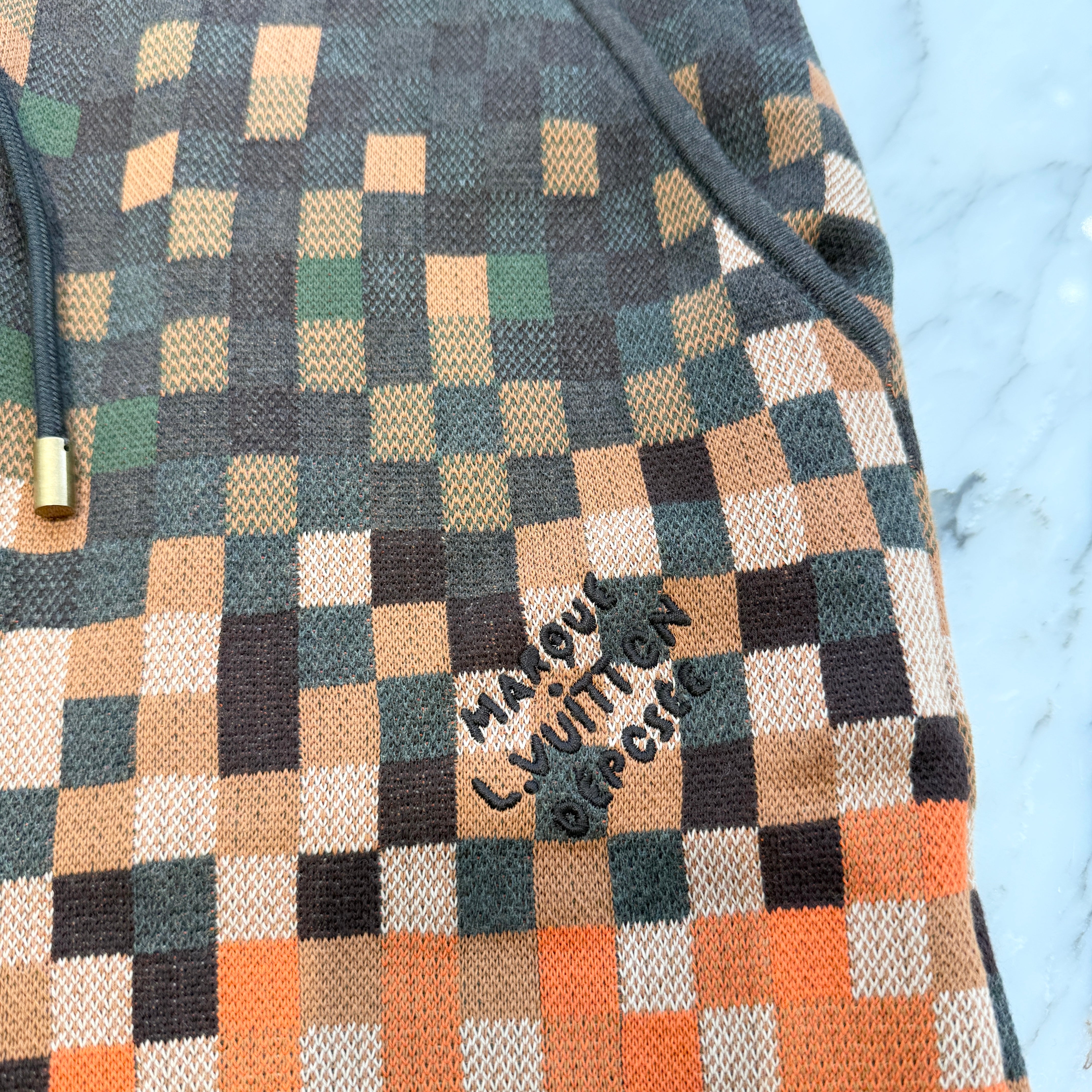 LOUIS VUITTON 2024AW Jacquard Cotton Shorts 1AFXRT Size S ルイヴィトン ジャカード コットンショーツ サイズS