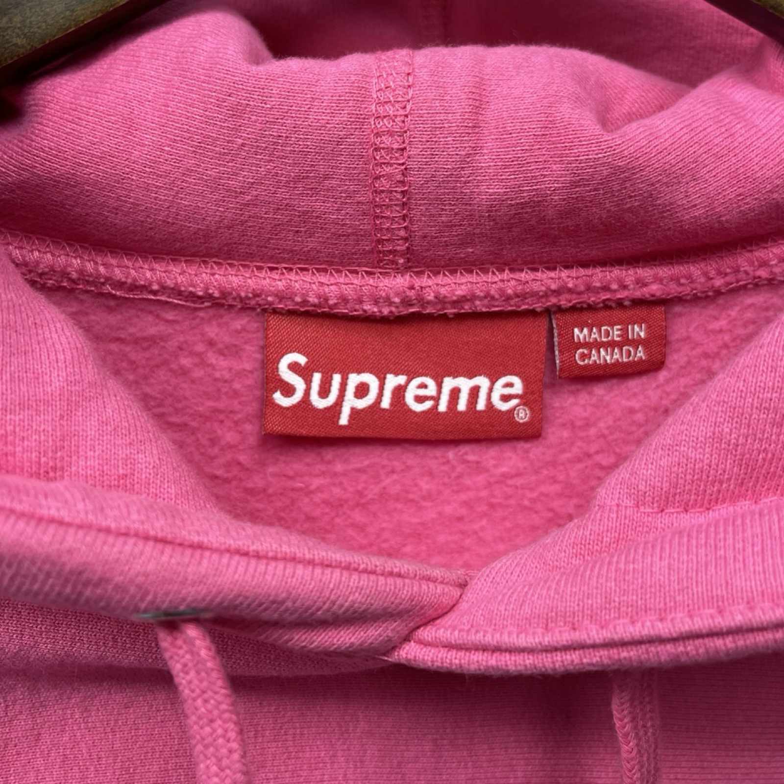 Supreme 2017AW Box Logo Hooded Sweatshirt Magenta Size S