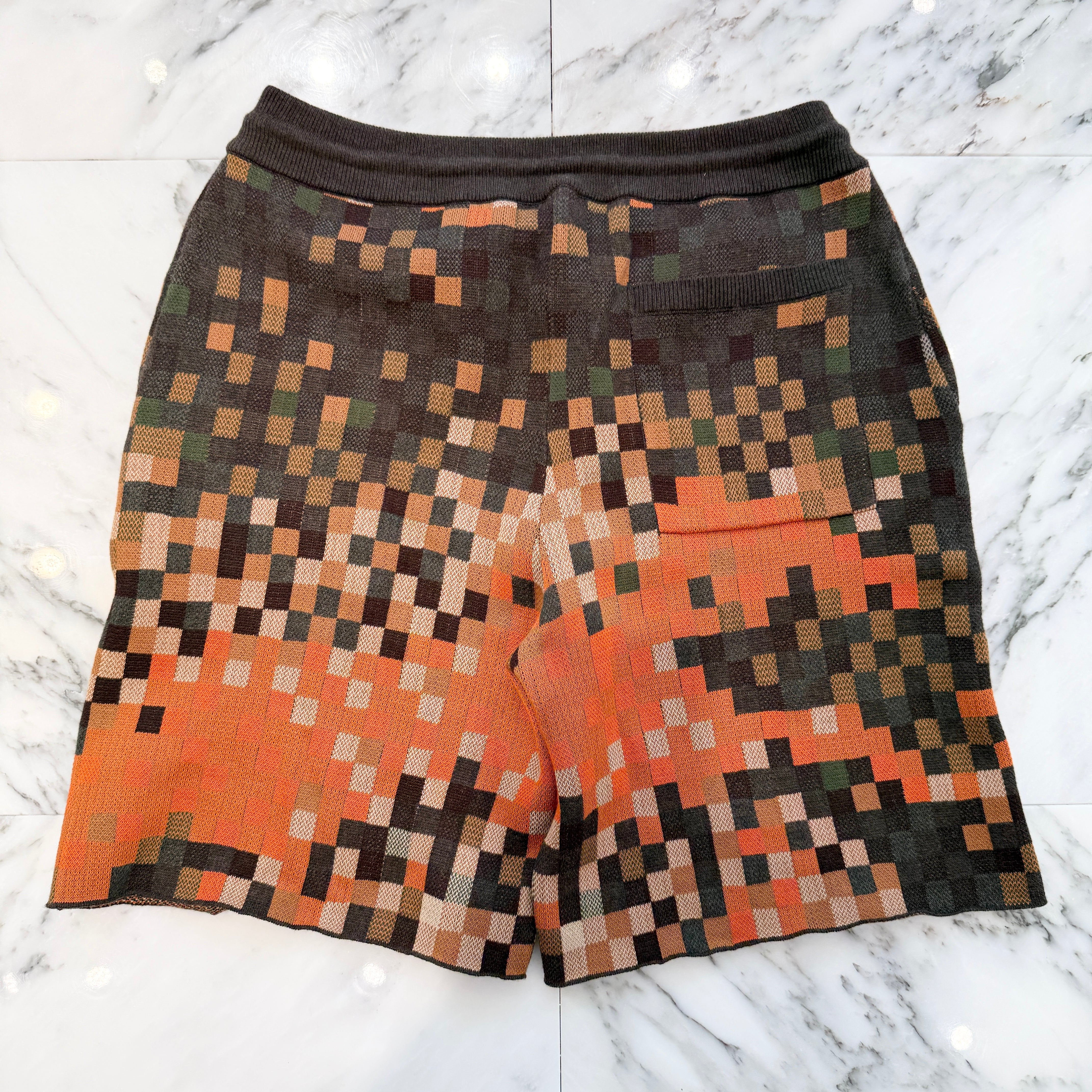 LOUIS VUITTON 2024AW Jacquard Cotton Shorts 1AFXRT Size S ルイヴィトン ジャカード コットンショーツ サイズS