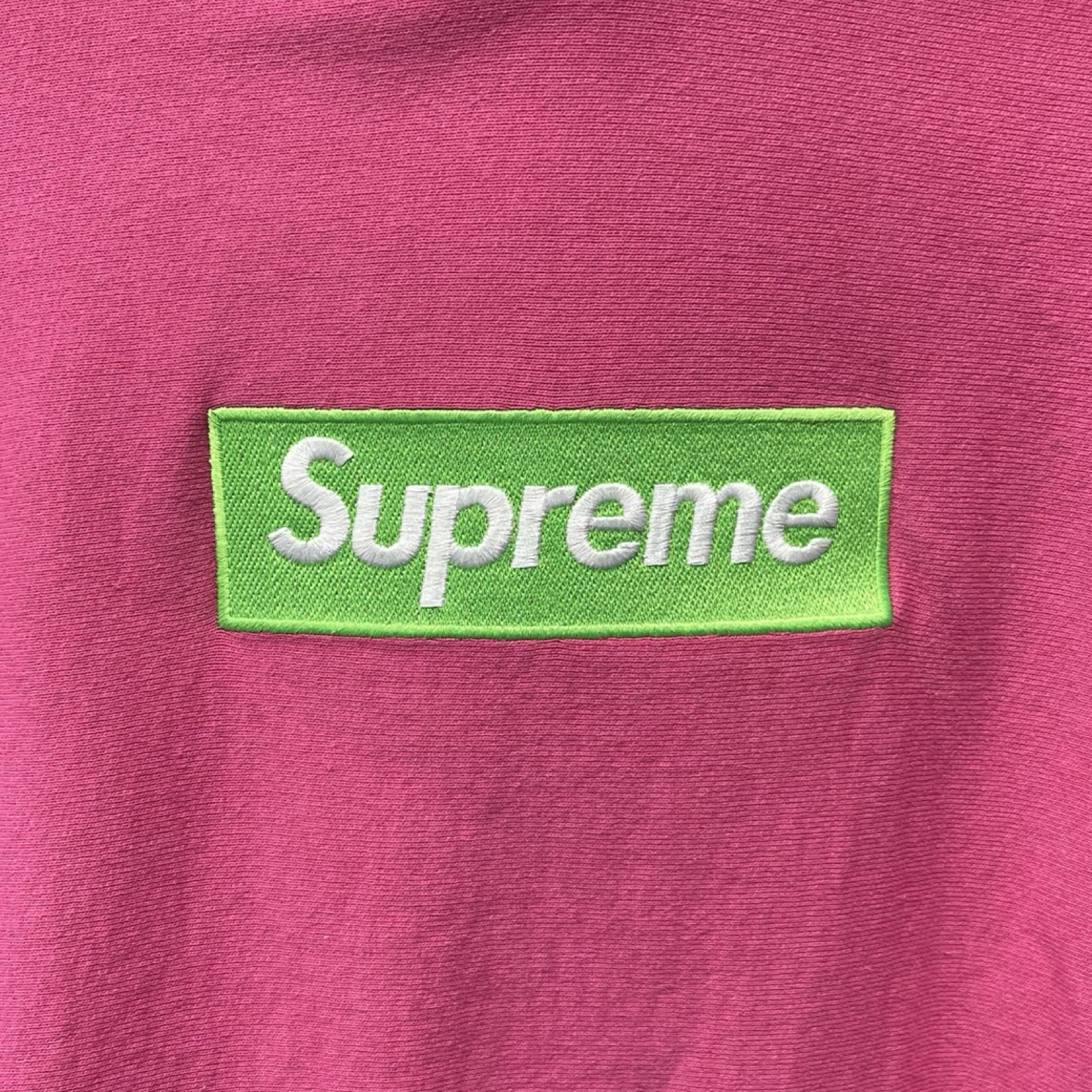Supreme 2017AW Box Logo Hooded Sweatshirt Magenta Size S
