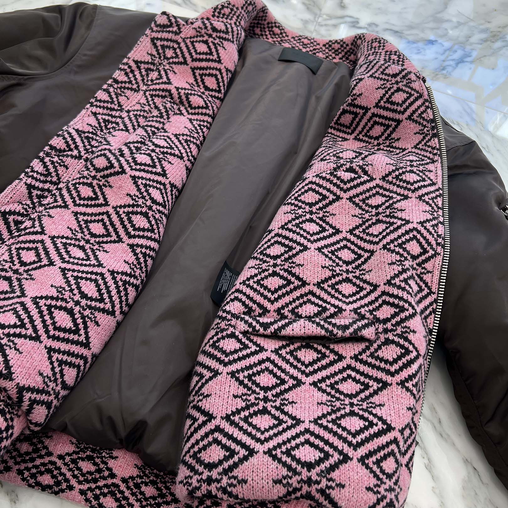 PRADA 2022AW Re-Nylon Belted Bomber Jacket ACU1 2021 1973 Size S プラダ リナイロン ベルテッド ボンバー ジャケット サイズS