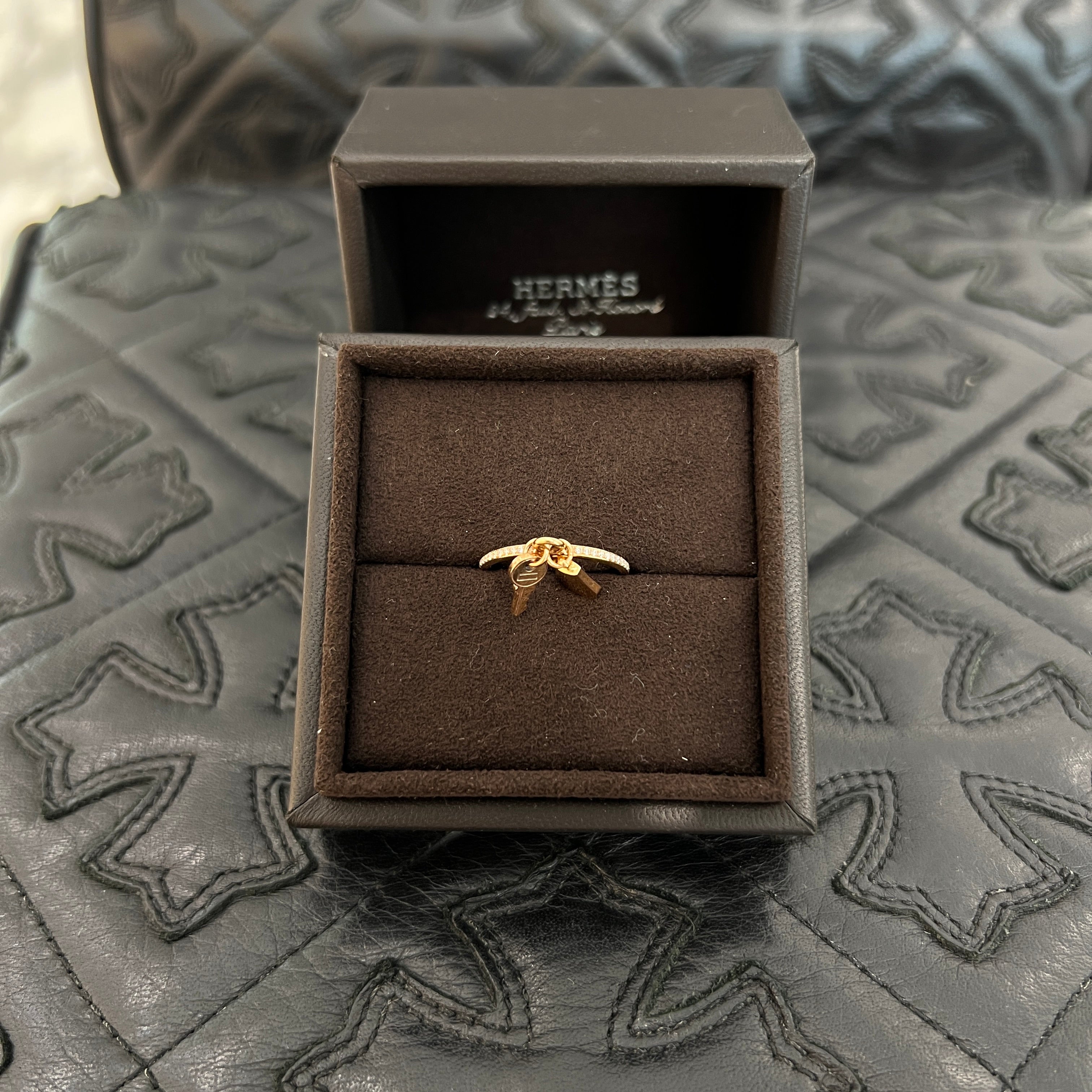 HERMES "Kelly Crochet" Ring PM Size 12.5号 エルメス "ケリー・クロシェット" リング PM サイズ12.5号