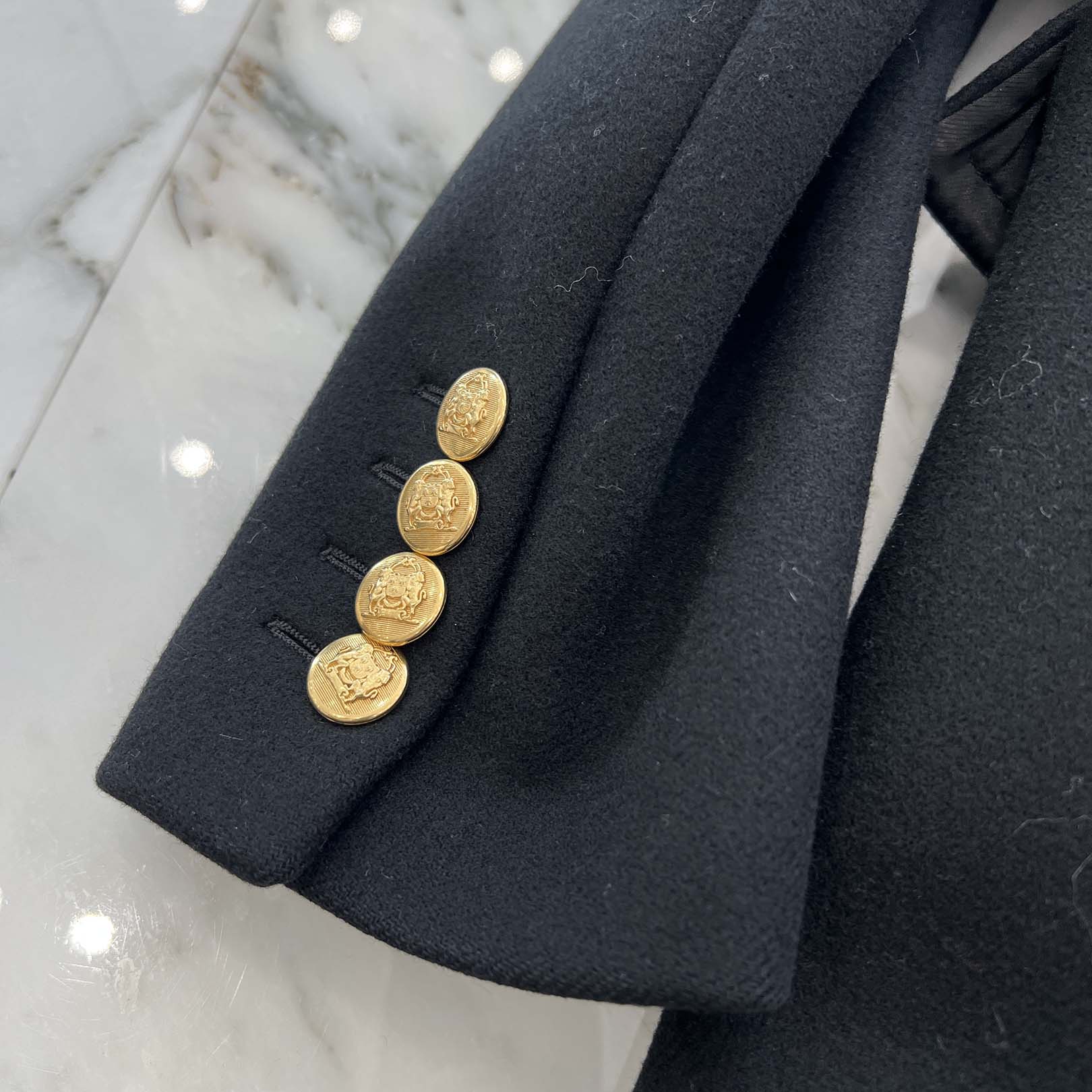 Celine 20AW WOOL LONG COAT セリーヌ CELINE 2020AW Seventies Wool Long Coat 2M470814E Size 44 セリーヌ