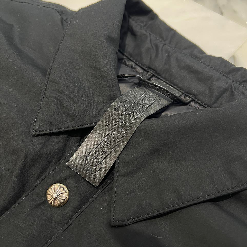 CHROME HEARTS YNOT Cross Ball Button Down Shirt Size S クロムハーツ ワイノット クロスボールボタン ダウンシャツ サイズS