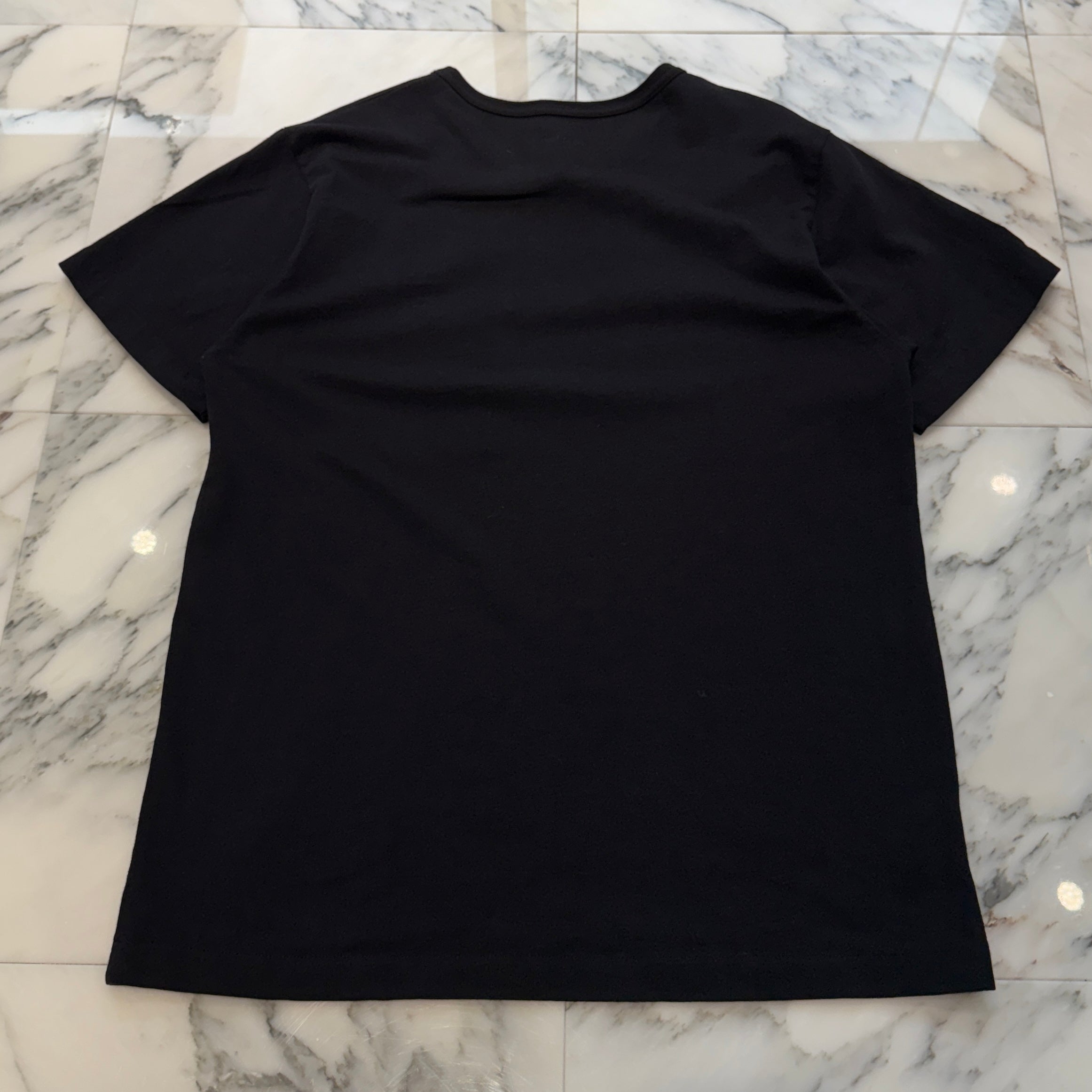 CHROME HEARTS Y NOT Vertical Logo Cross Embroidery Tee Size L クロムハーツ ワイノット バーティカルロゴ クロス刺繍 Tシャツ サイズL