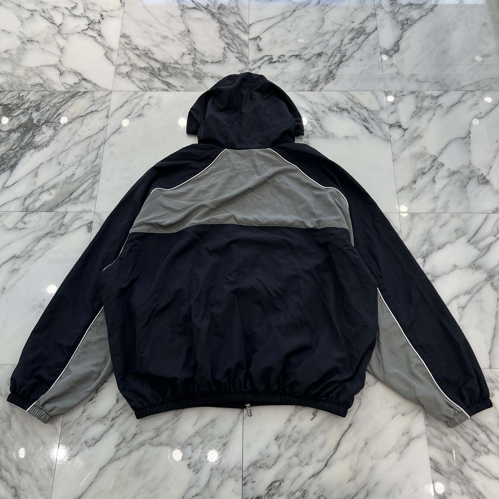 MIU MIU 2025SS Technical Nylon Zip Up Jacket ML1220 S000 163P Size 44 ミュウミュウ テクニカルナイロン ジップアップジャケット サイズ44