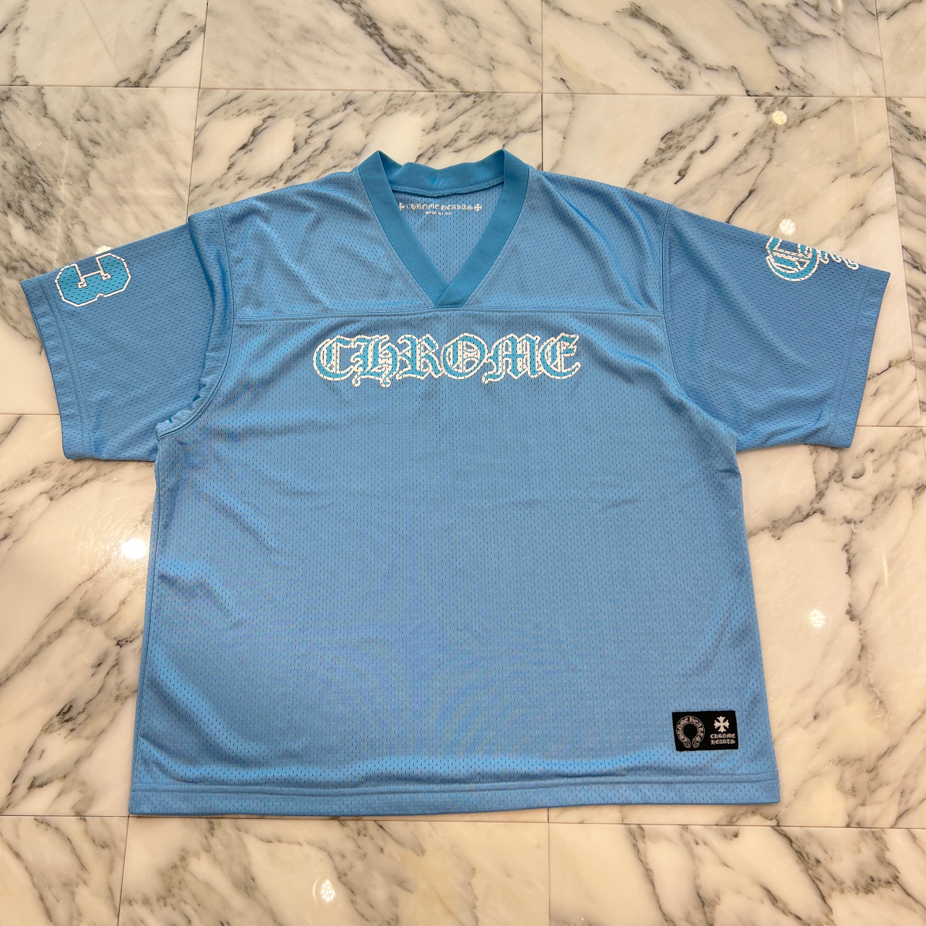 CHROME HEARTS Mesh Warm Up Jersey Size L クロムハーツ メッシュ