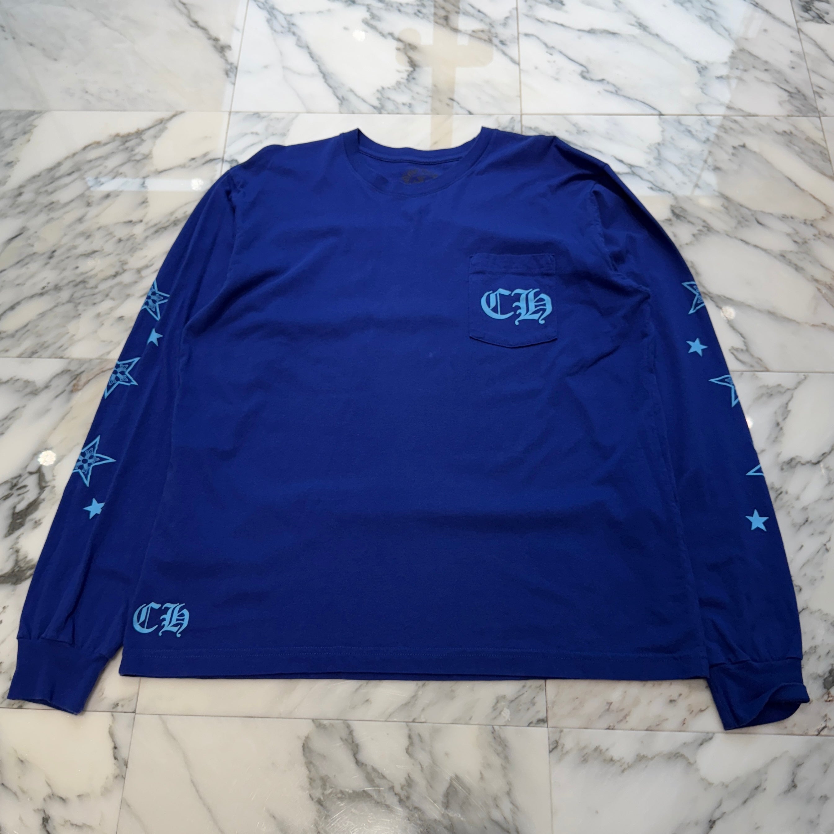 CHROME HEARTS Star Print Long Sleeve Tee Size XL クロムハーツ スタープリント ロングスリーブTシャツ サイズXL