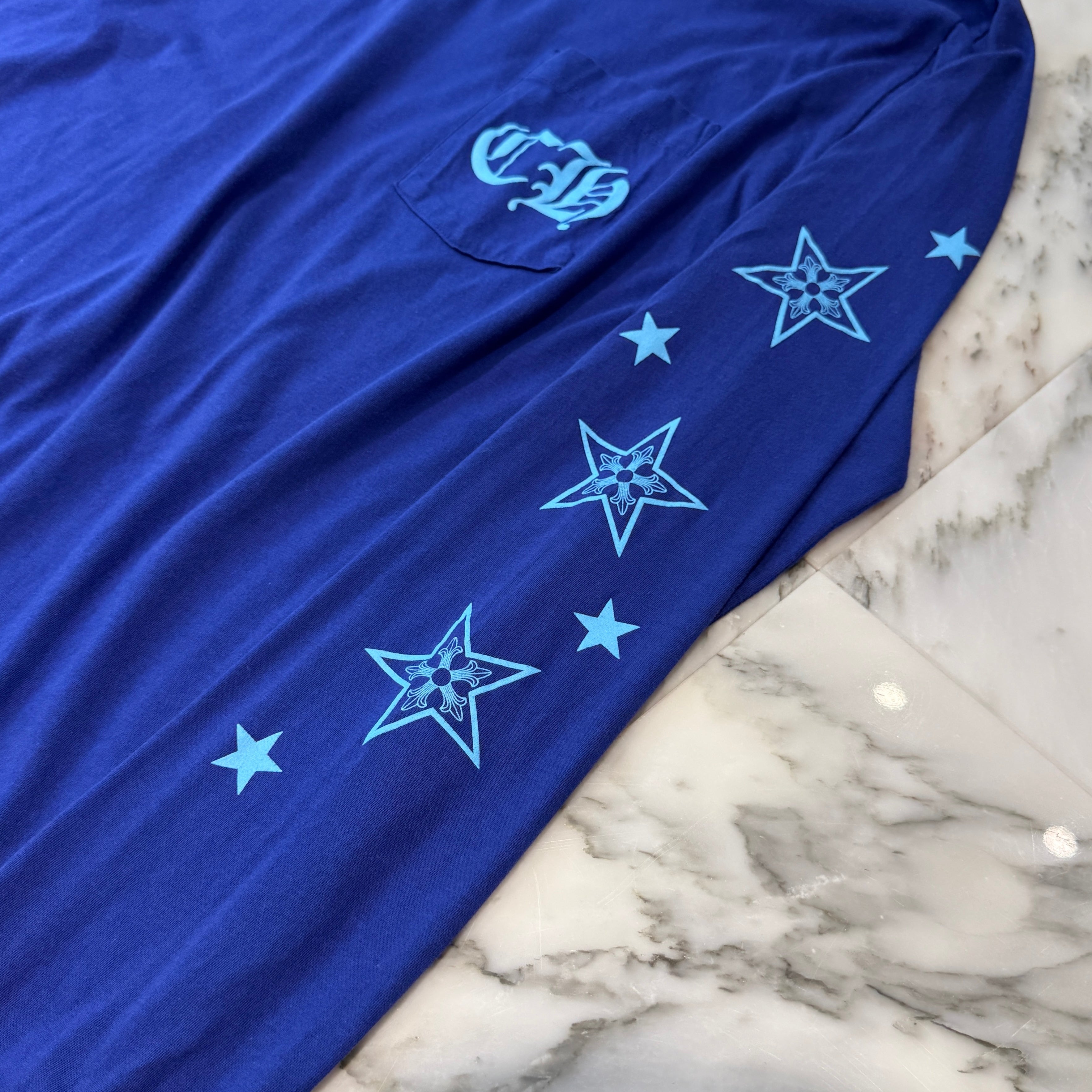 CHROME HEARTS Star Print Long Sleeve Tee Size XL クロムハーツ スタープリント ロングスリーブTシャツ サイズXL