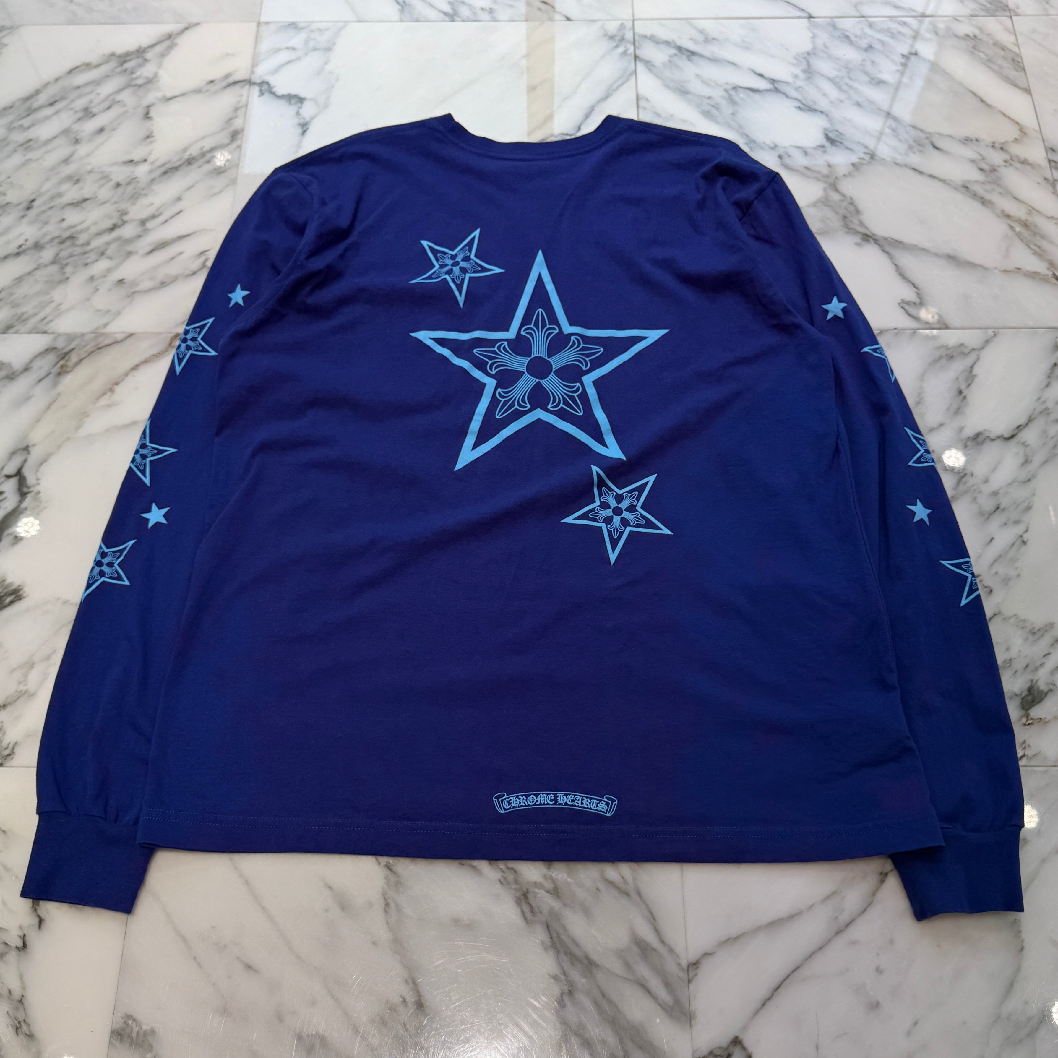 CHROME HEARTS Star Print Long Sleeve Tee Size XL クロムハーツ スタープリント ロングスリーブTシャツ サイズXL