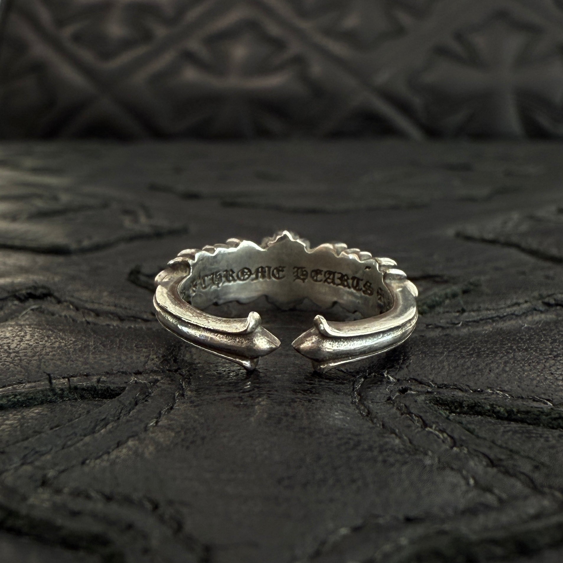 CHROME HEARTS Baby Classic Double Floral Cross Ring Size 8号 クロムハーツ ベイビークラシック ダブルフローラルクロス リング サイズ8号