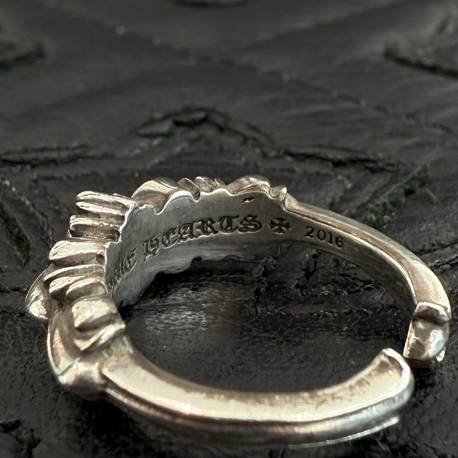 CHROME HEARTS Baby Classic Double Floral Cross Ring Size 8号 クロムハーツ ベイビークラシック ダブルフローラルクロス リング サイズ8号