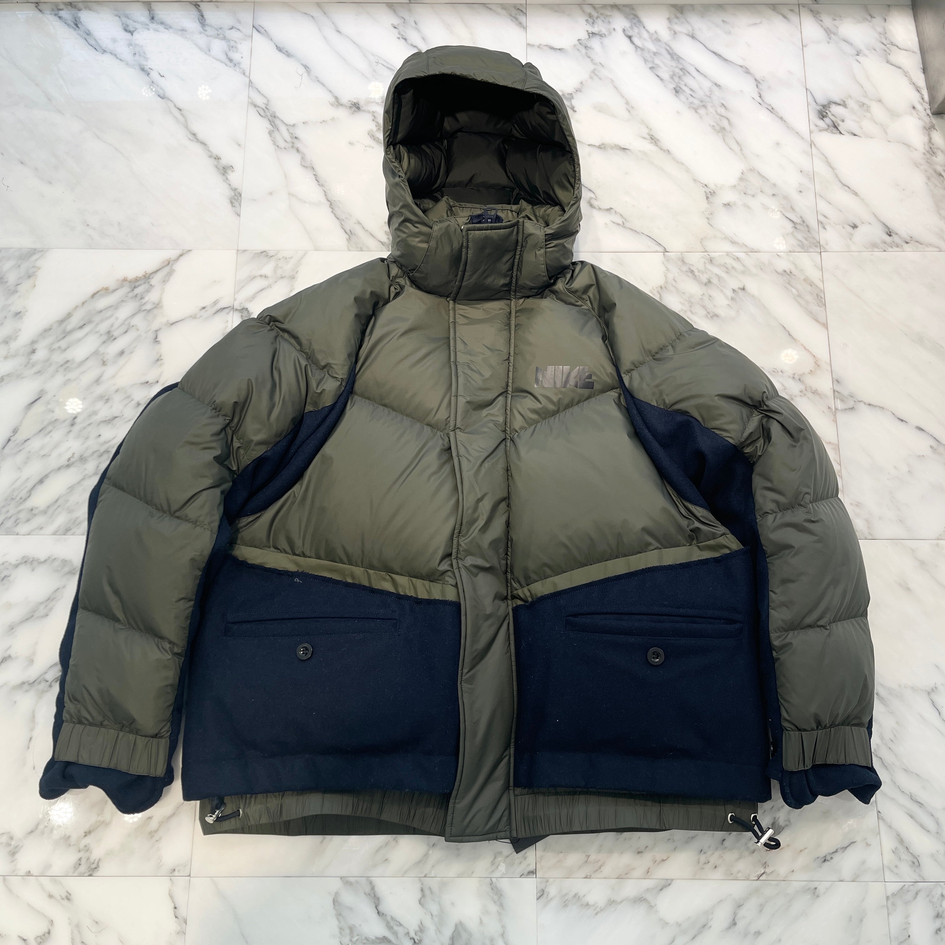 【値下げ中！】Sacai × NIKE ジャケット Sサイズ サカイ ナイキ サカイsacai ナイロンジャケット sacai sacai×NIKE サカイ ナイキ 21AW