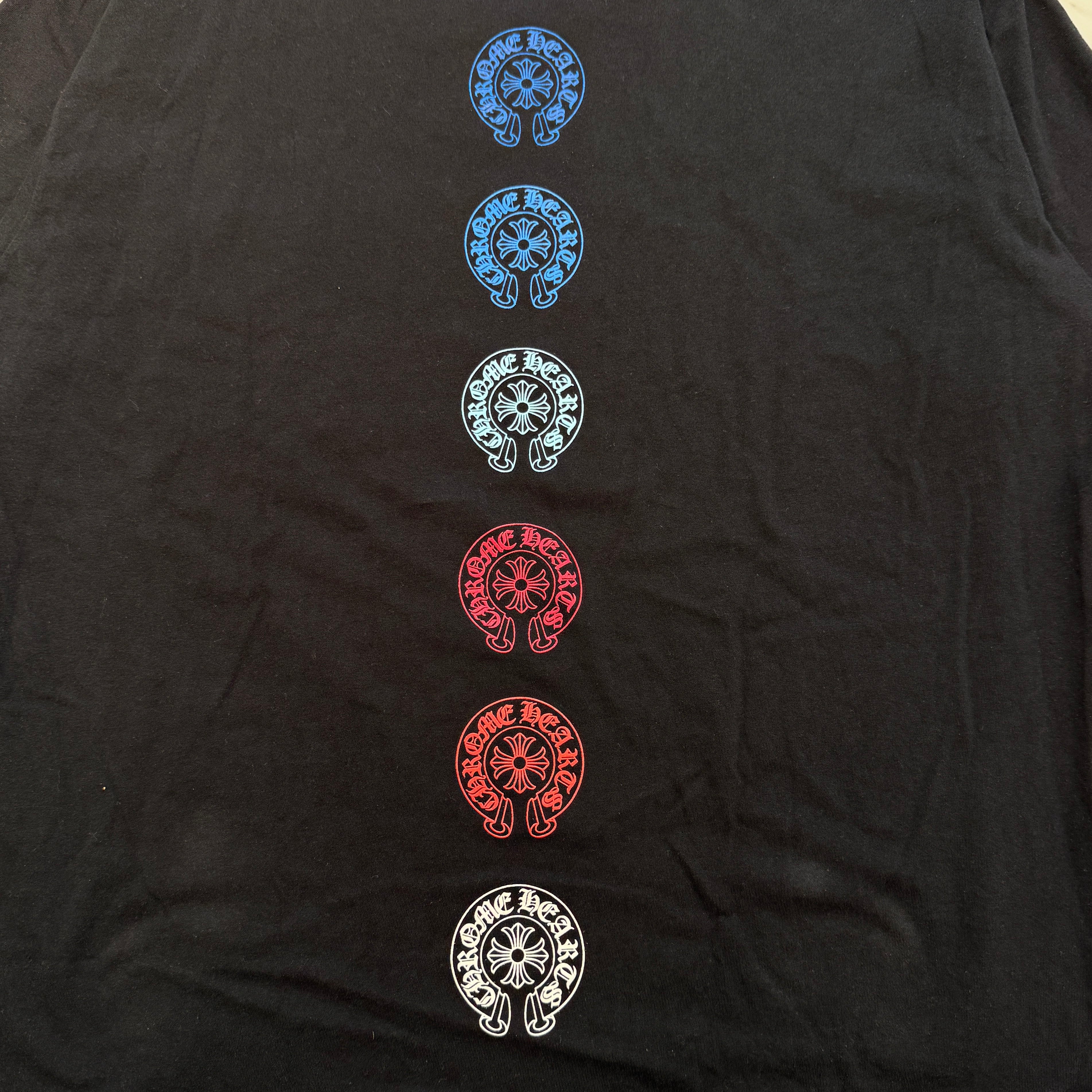 CHROME HEARTS Multi Color Horseshoe Tee Size XL クロムハーツ マルチカラー ホースシュー Tシャツ サイズXL