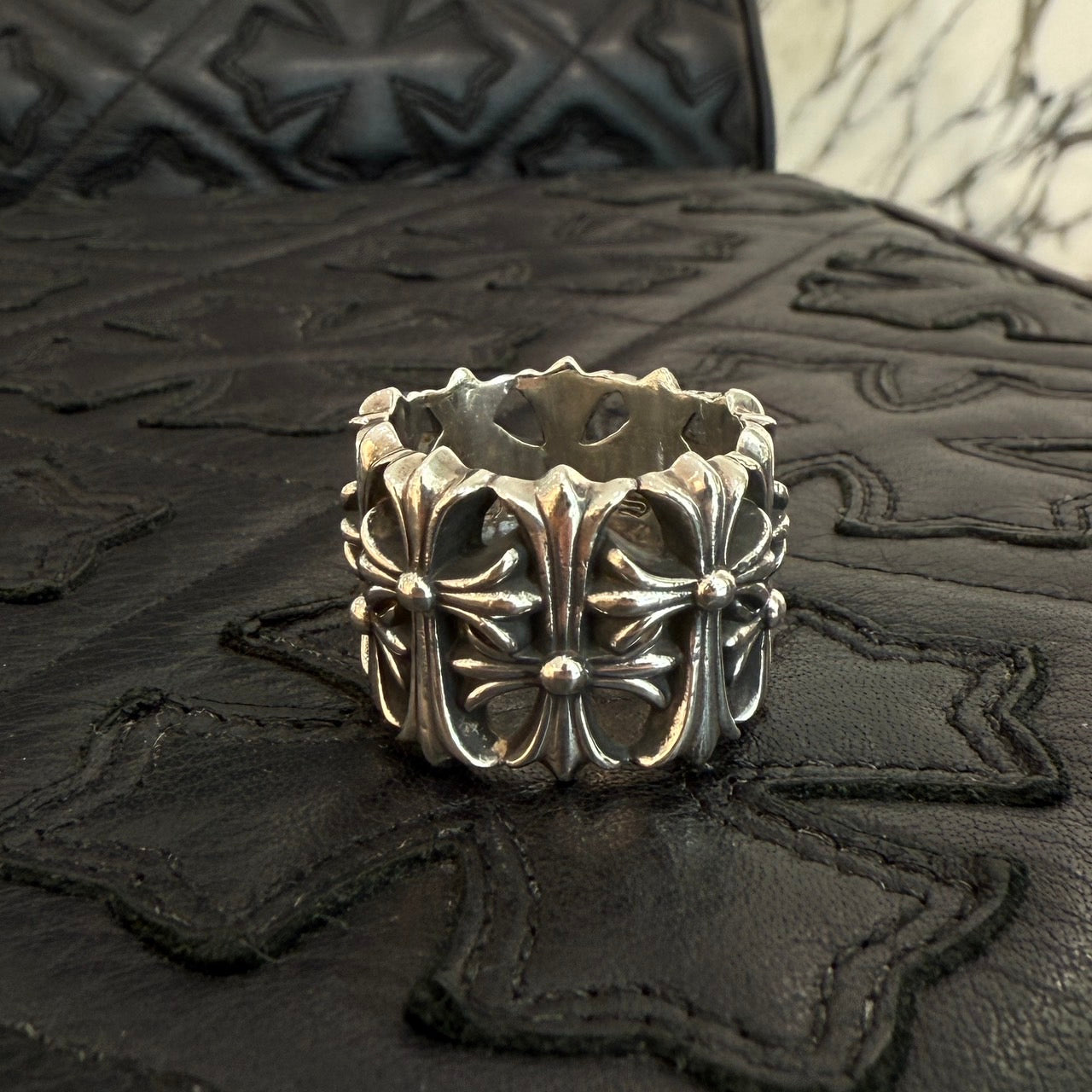 CHROME HEARTS Cemetery Cross Ring Size 27.5号 クロムハーツ セメタリークロスリング サイズ27.5号