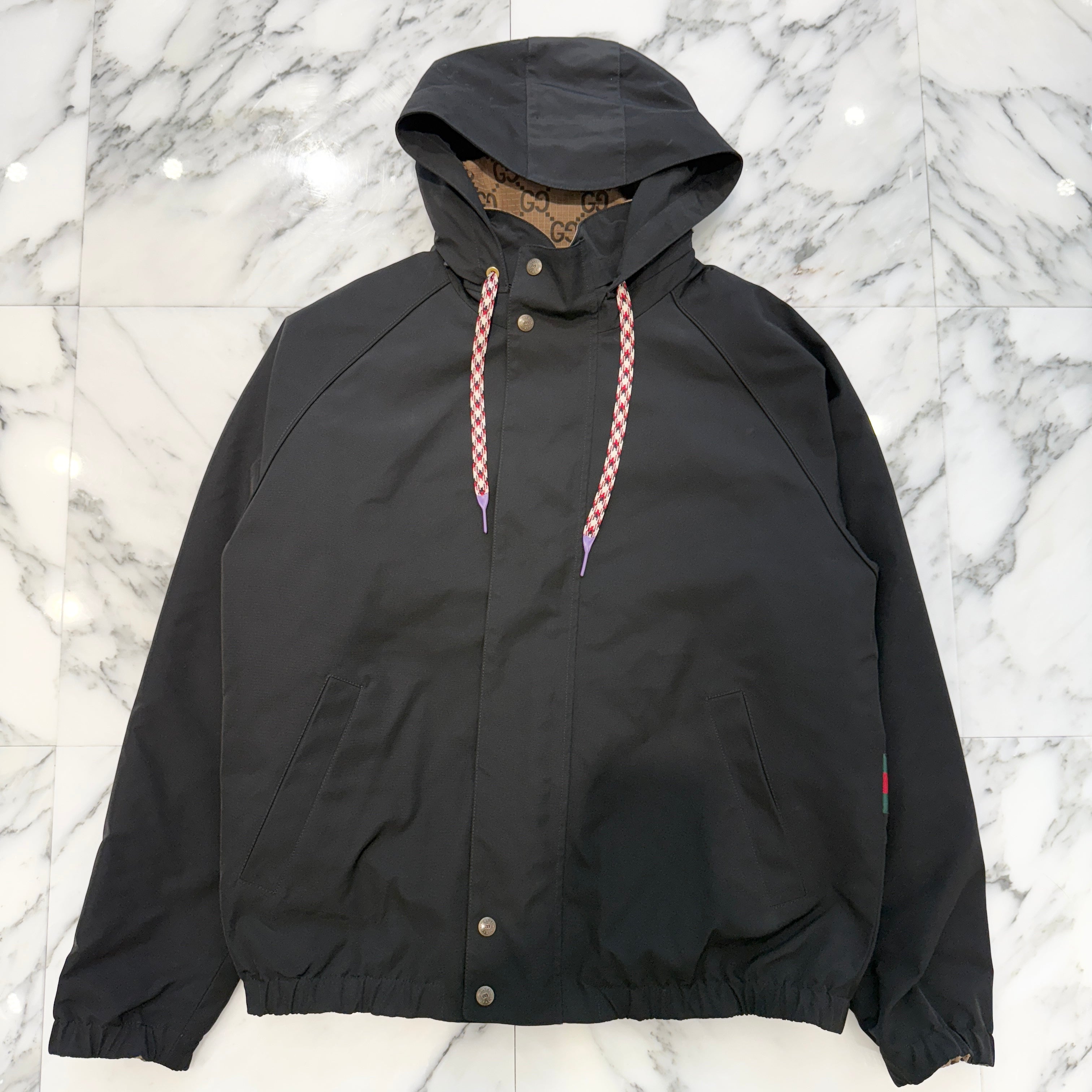 GUCCI 2023SS Reversible GG Canvas Jacket 722511 ZALX2 Size 46 グッチ リバーシブル GG キャンバス ジャケット サイズ46