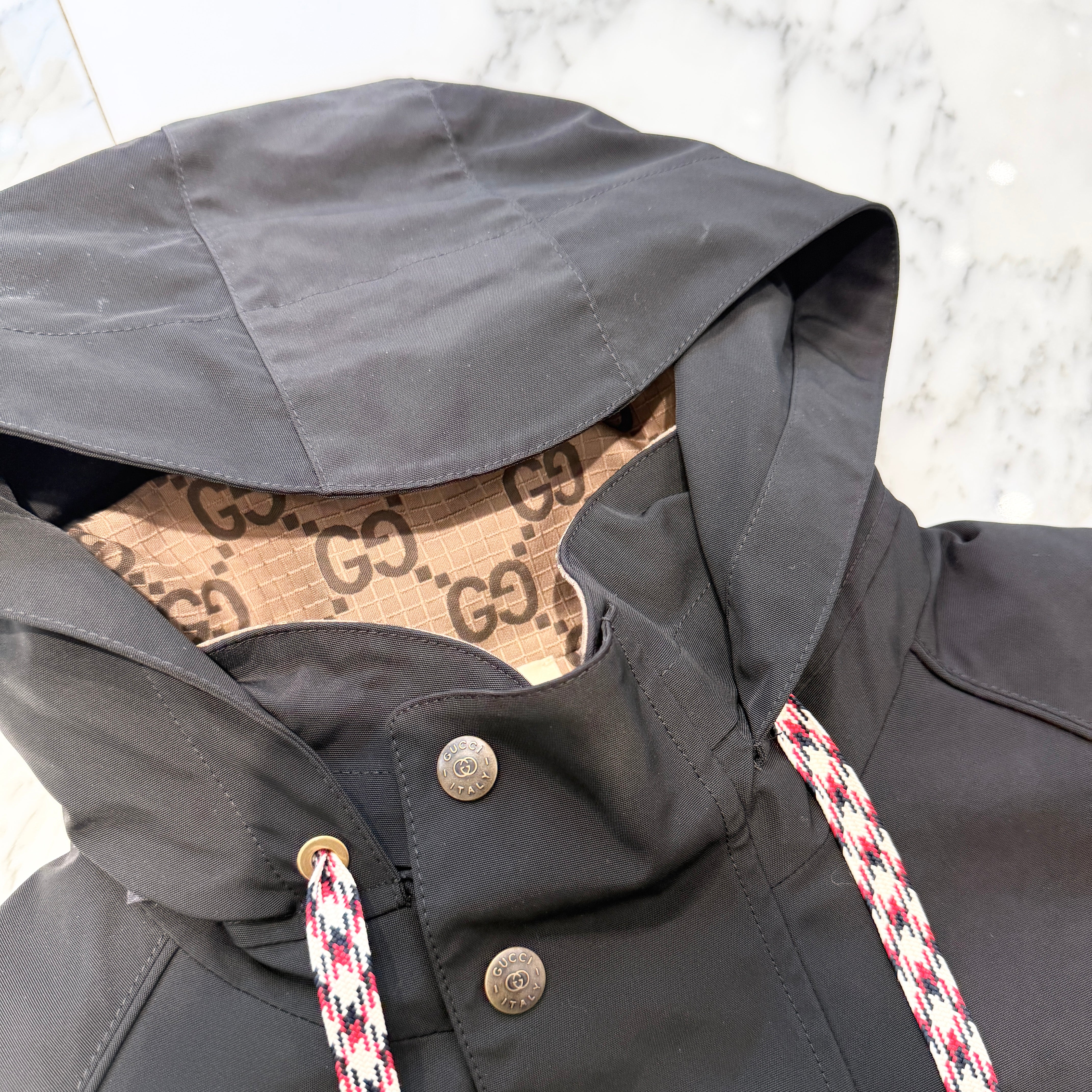 GUCCI 2023SS Reversible GG Canvas Jacket 722511 ZALX2 Size 46 グッチ リバーシブル GG キャンバス ジャケット サイズ46