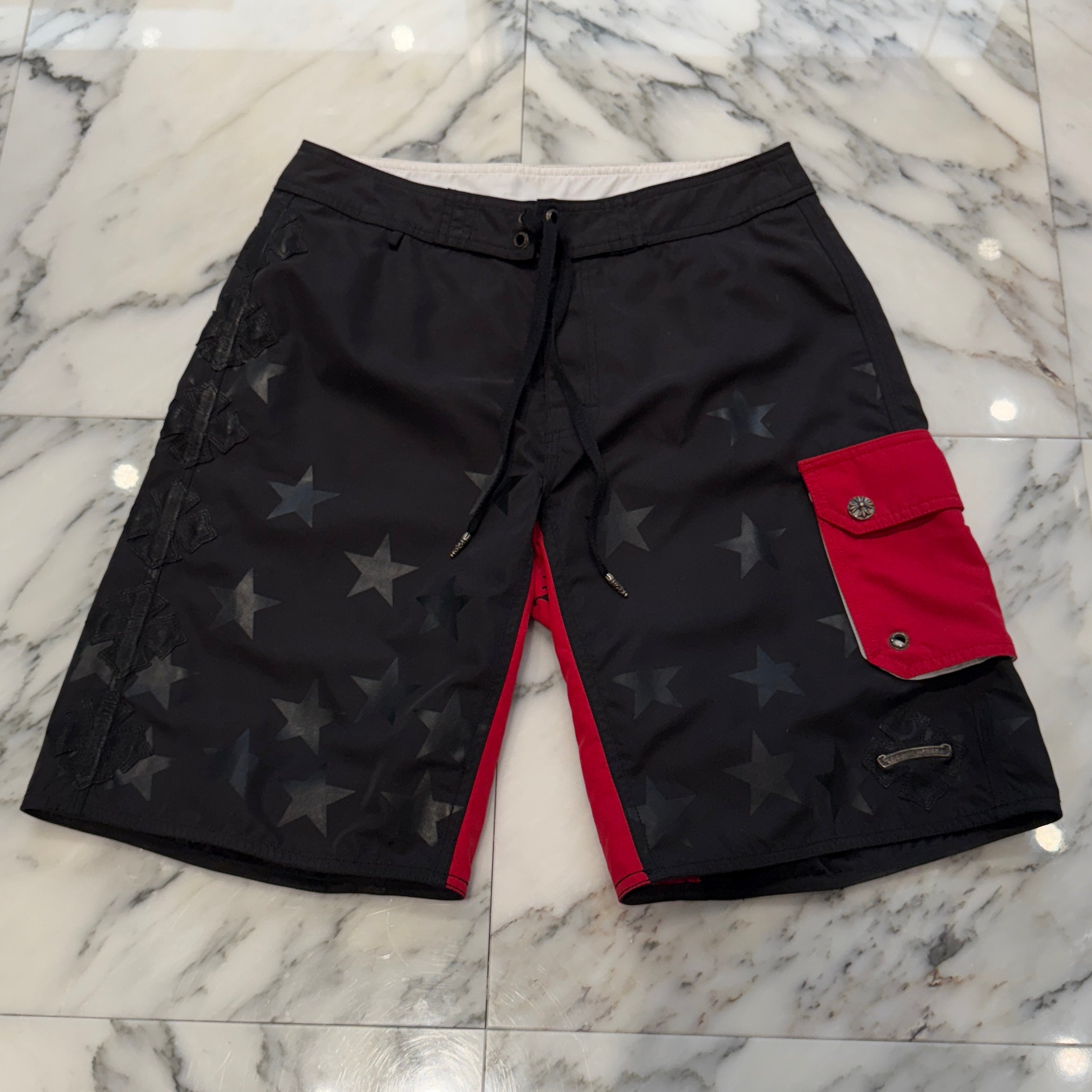 CHROME HEARTS クロムハーツ SWIM PANTS 総柄クロスプリント スイム