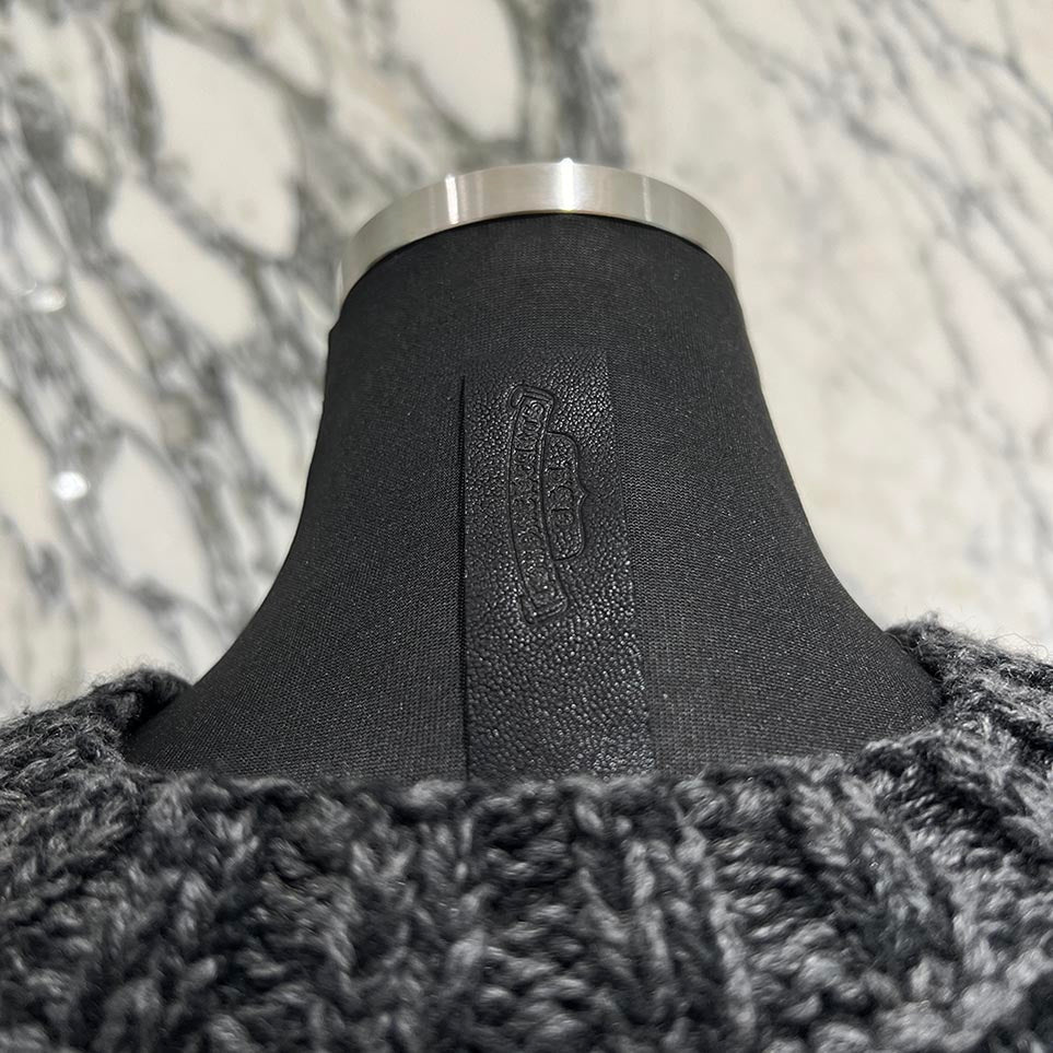 クロムハーツ CHプラスレザーパッチウールニットベスト レディース S Chrome Hearts - クロムハーツ CHプラスレザーパッチウールニット