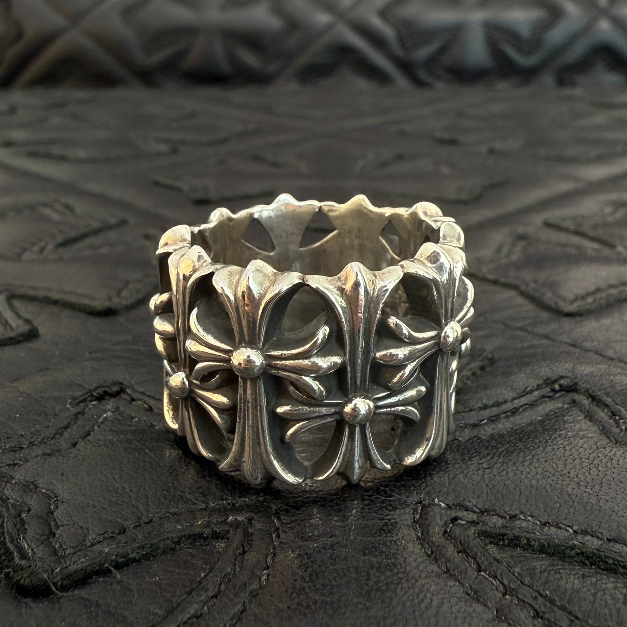 CHROME HEARTS CEMETERY セメタリー クロスリング CHROME HEARTS Cemetery Cross Ring Size 27.5号 クロムハーツ