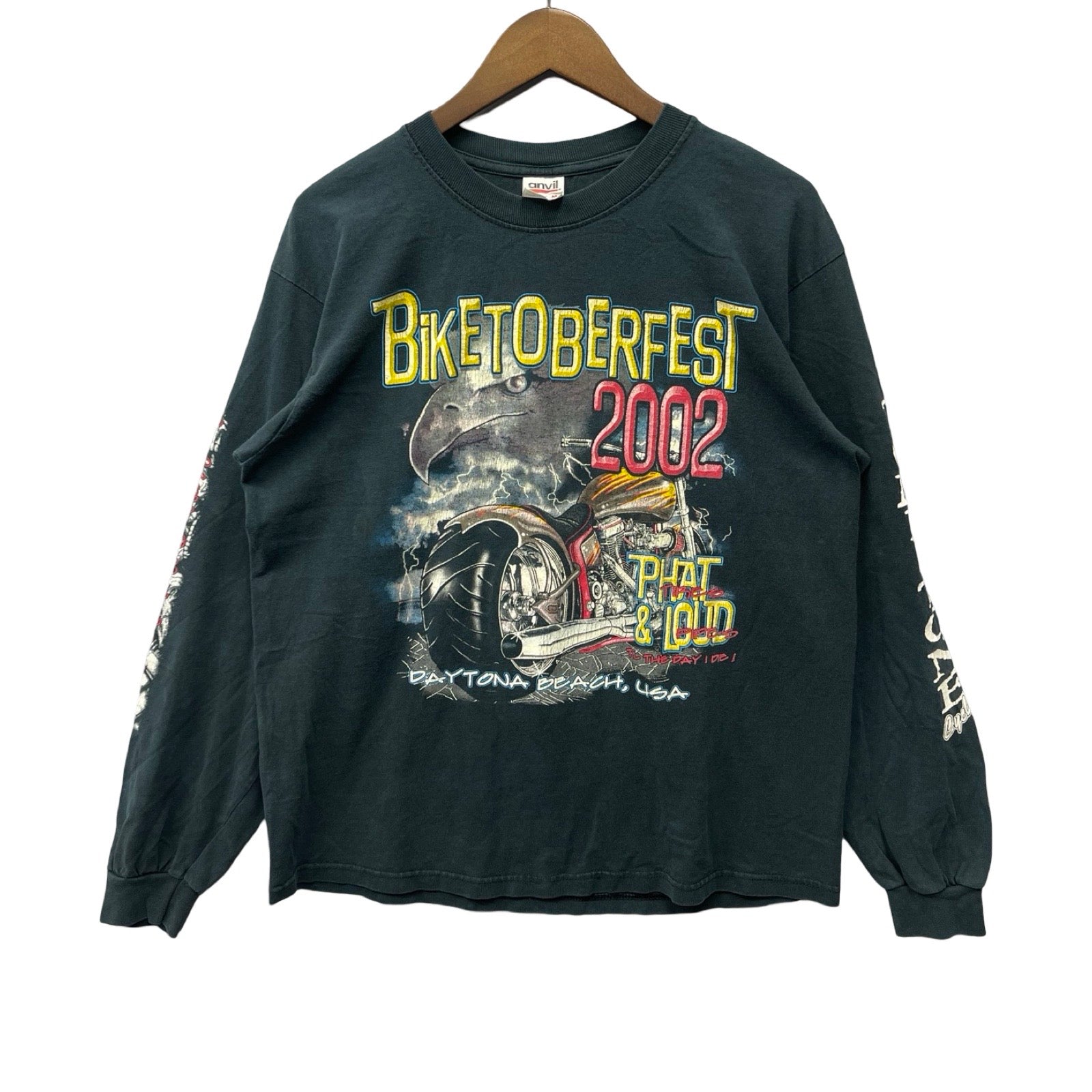 Vintage 00's Harley-Davidson "Biketoberfest 2002" L/S Tee Size M