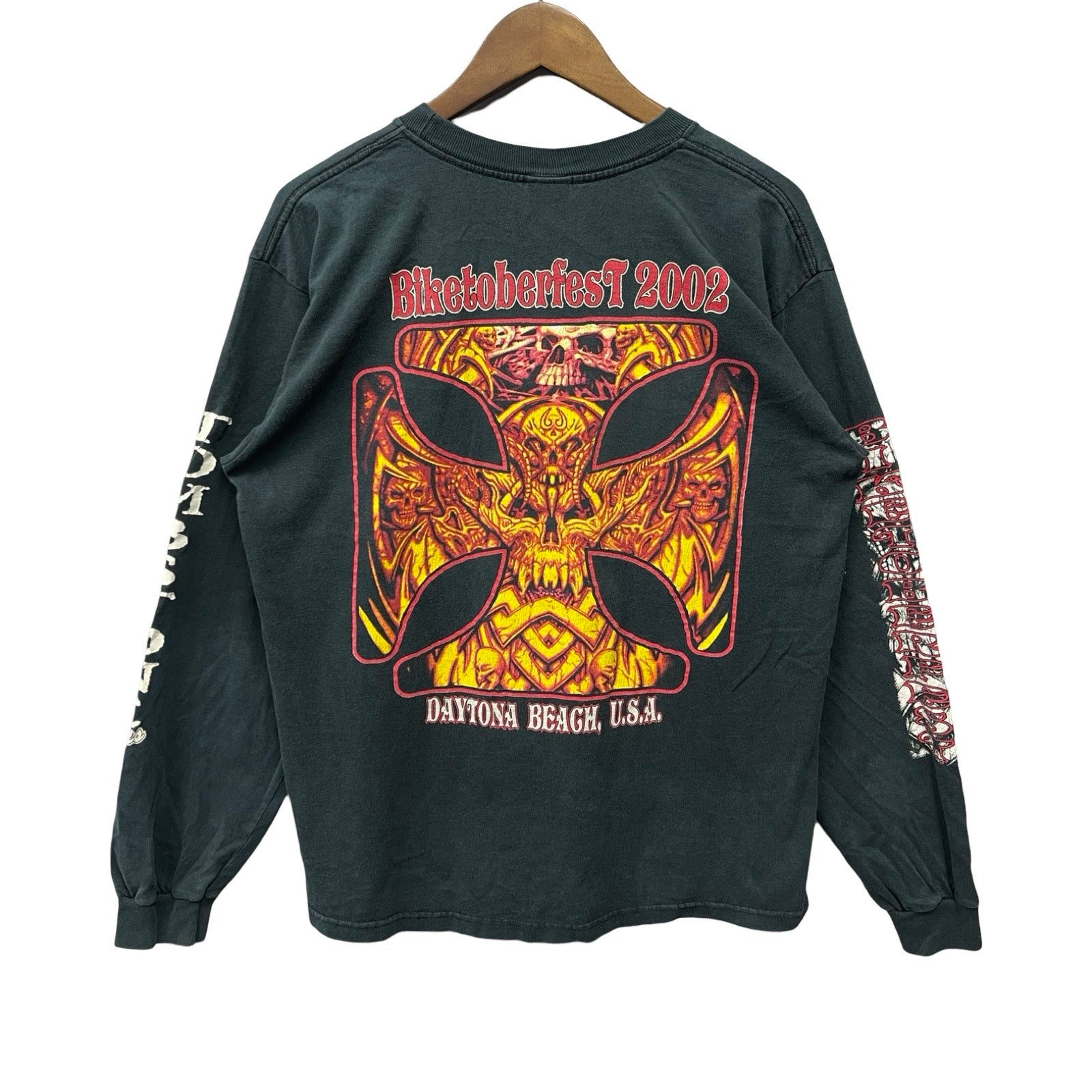 Vintage 00's Harley-Davidson "Biketoberfest 2002" L/S Tee Size M